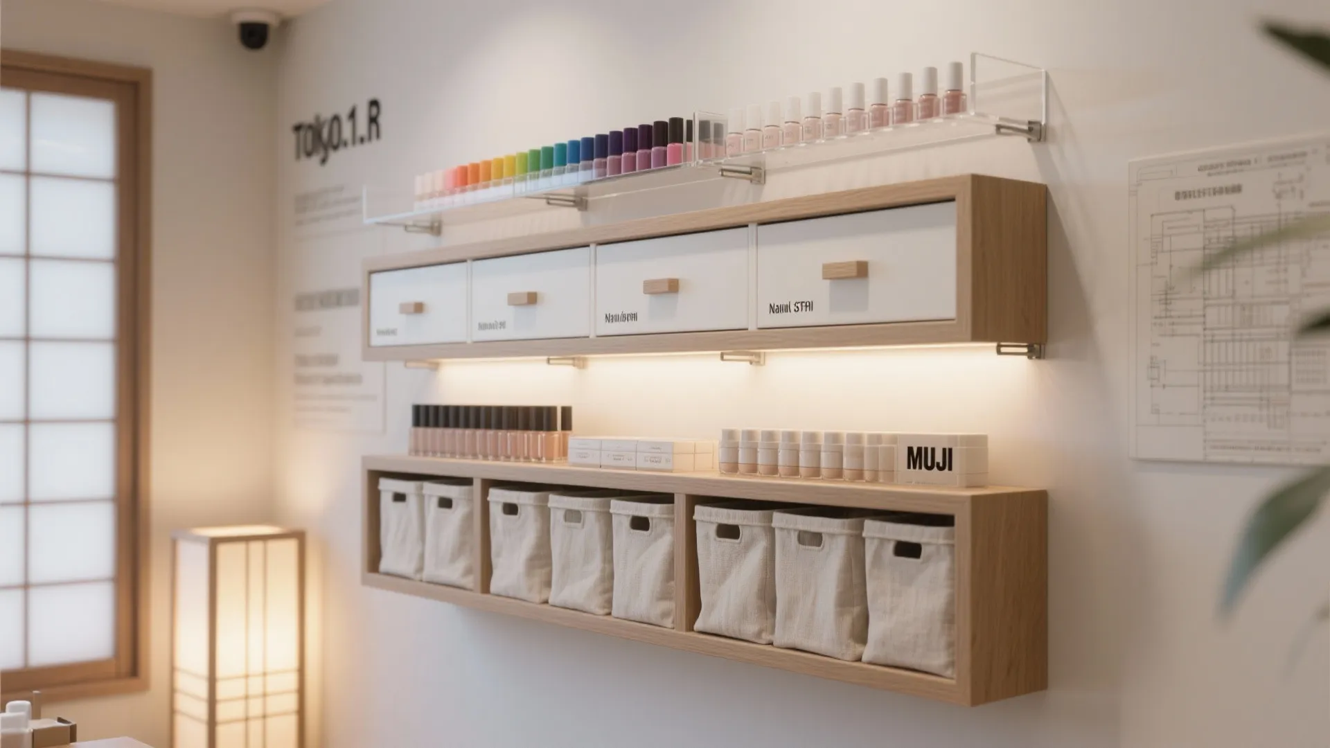 Tips 2: 収納技巧で“見せる3割・隠す7割”（収納技巧と日式風格）