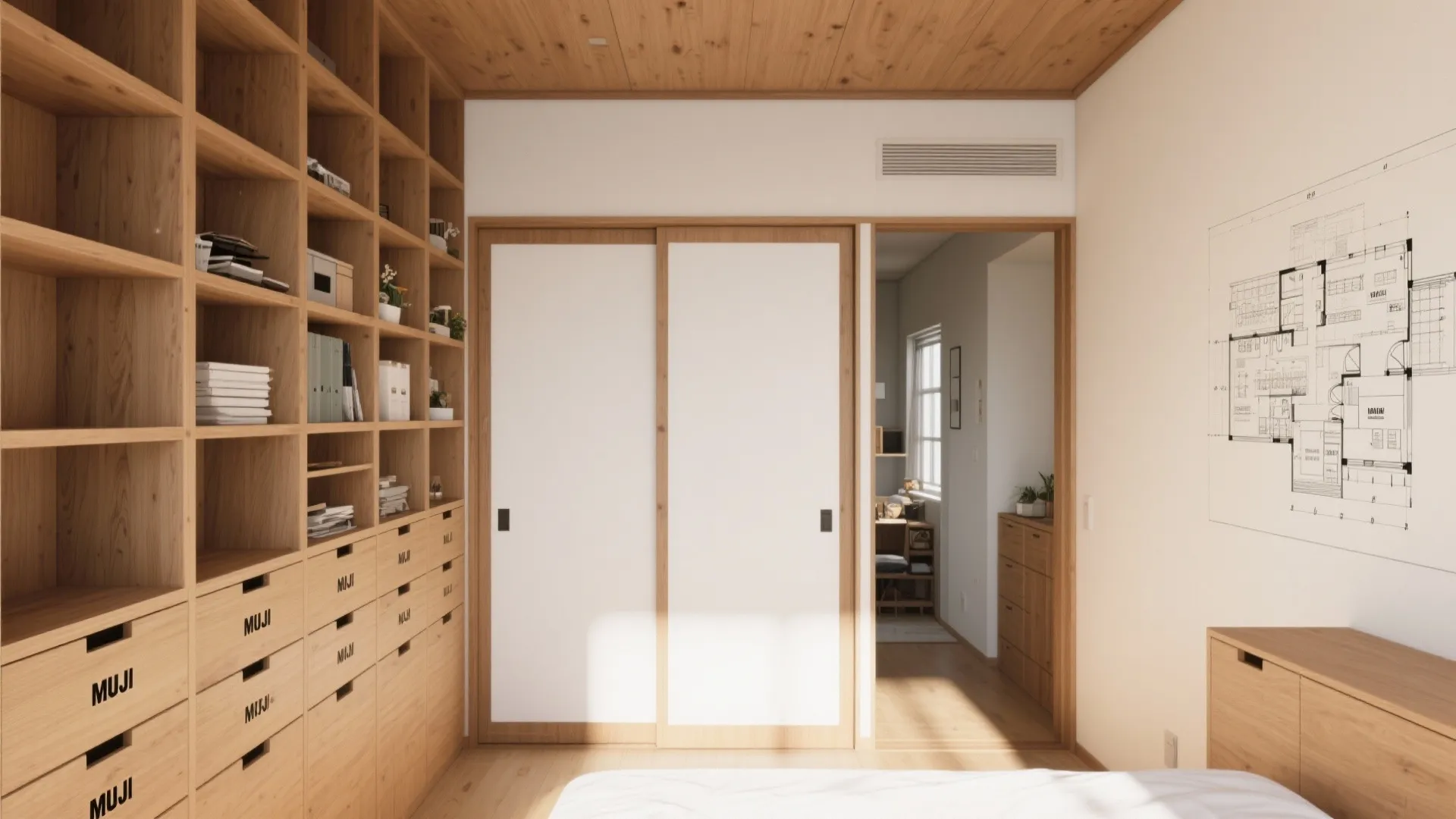 Tips 4: 収納技巧を主役にする「70/30ルールと可動間仕切り」