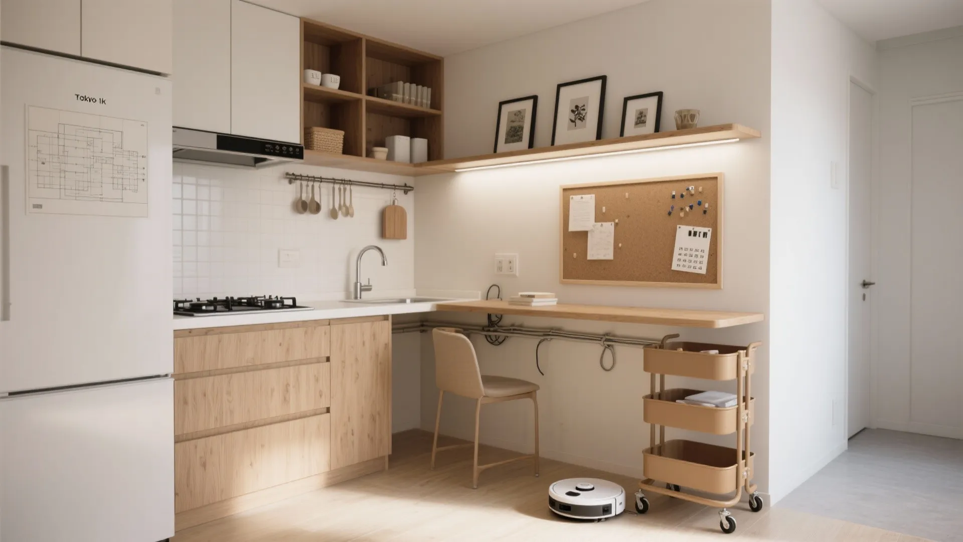 収納は“使う場所の上・横・裏”：東京小戸型に効く収納技巧の順序