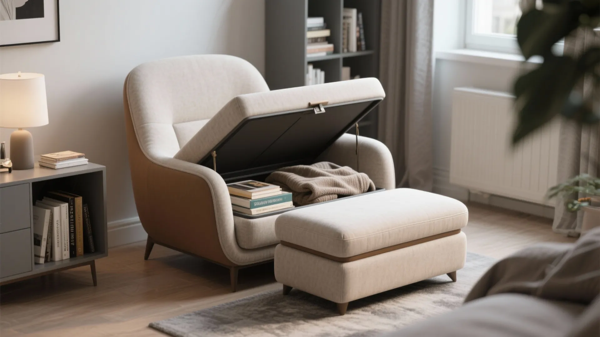 4. Accent Chairs with Storage