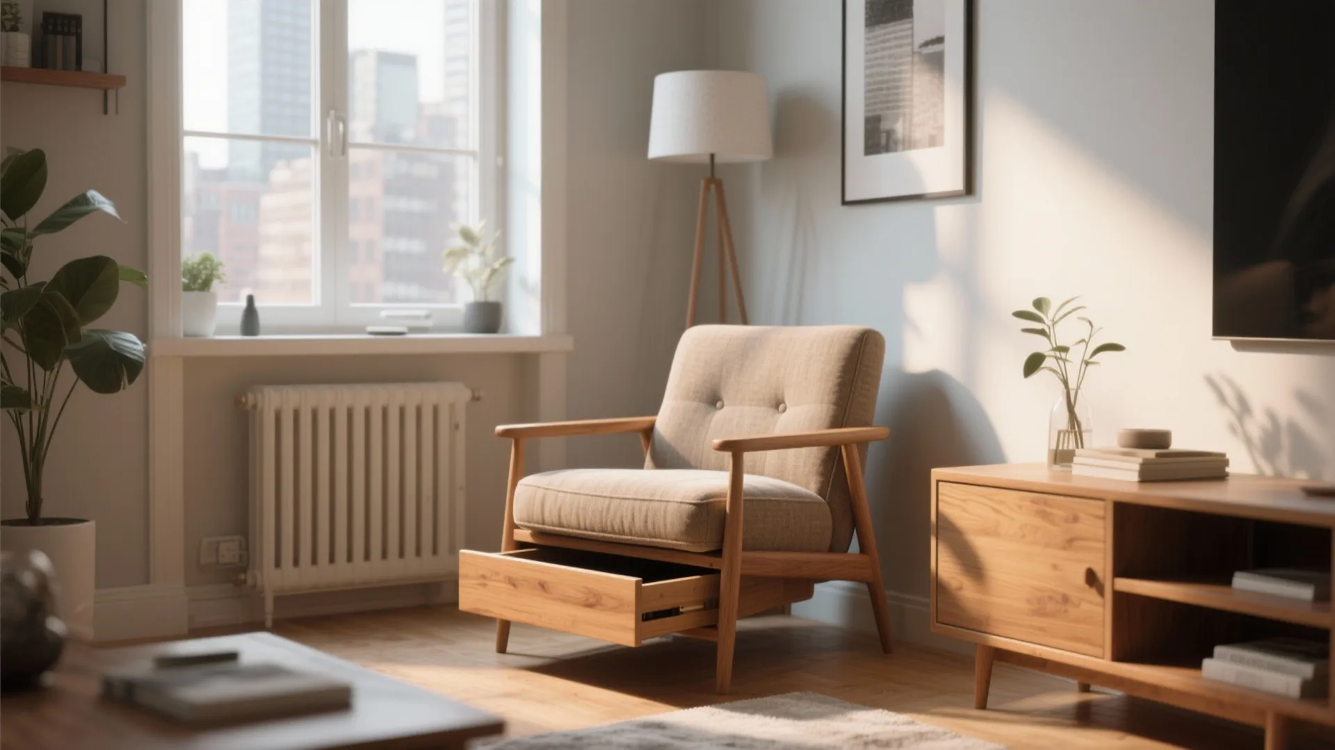 5. Chairs with Storage Underneath