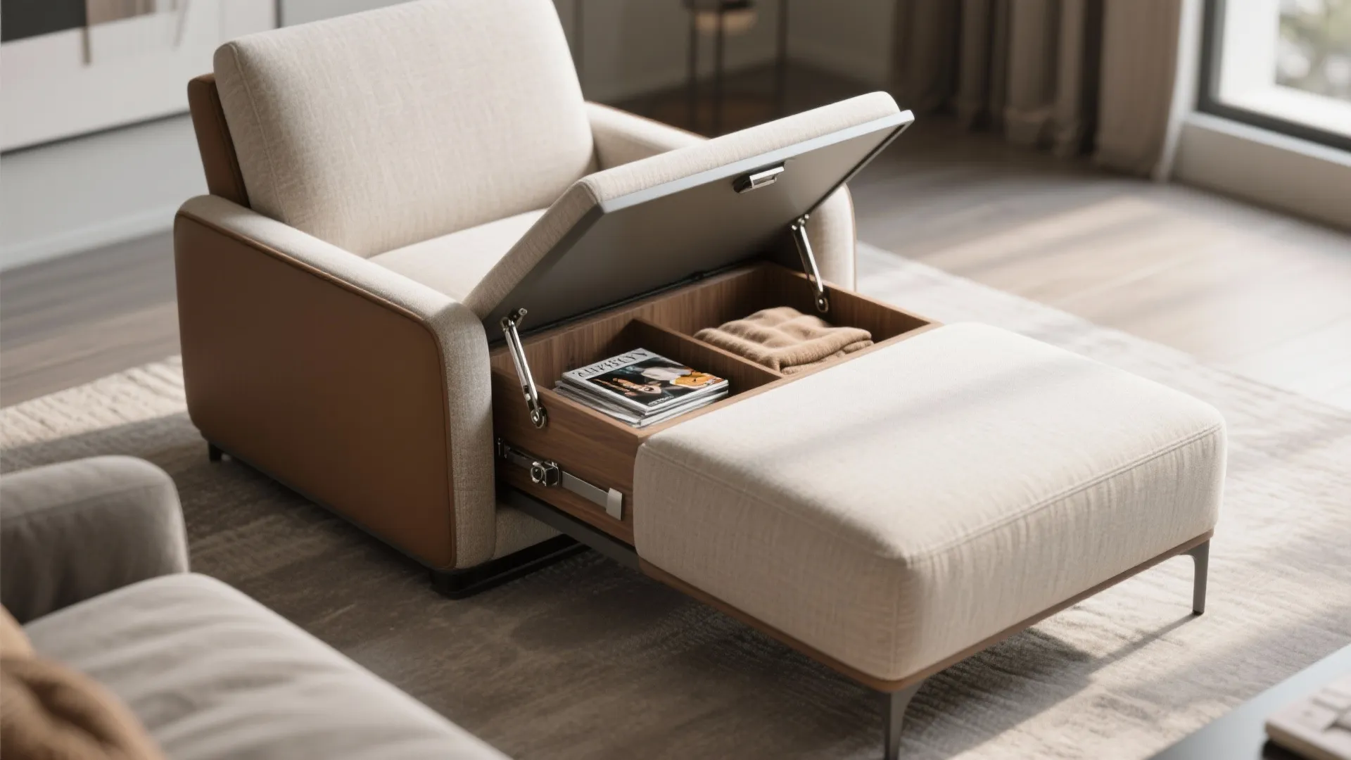 4. Storage-Integrated Accent Chairs