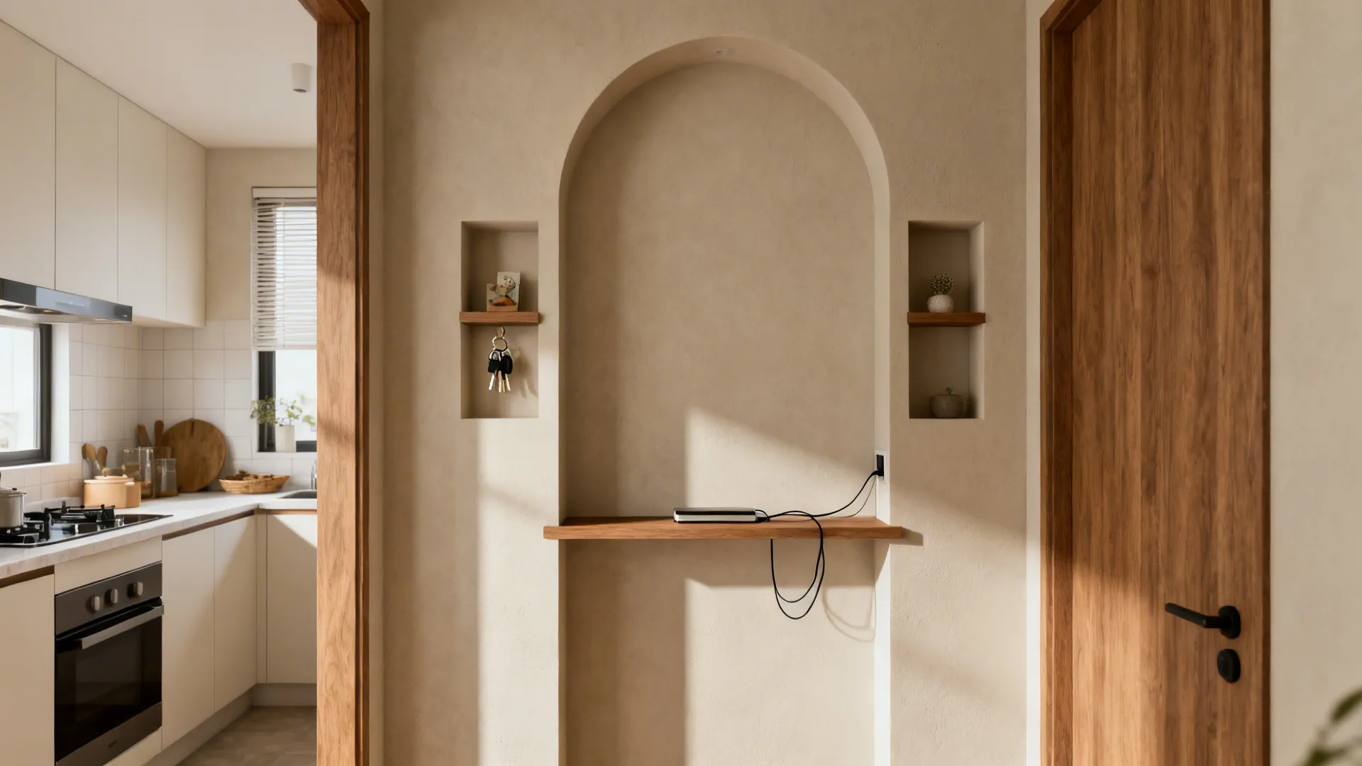 Storage Arch: Shallow Niches in the Reveal