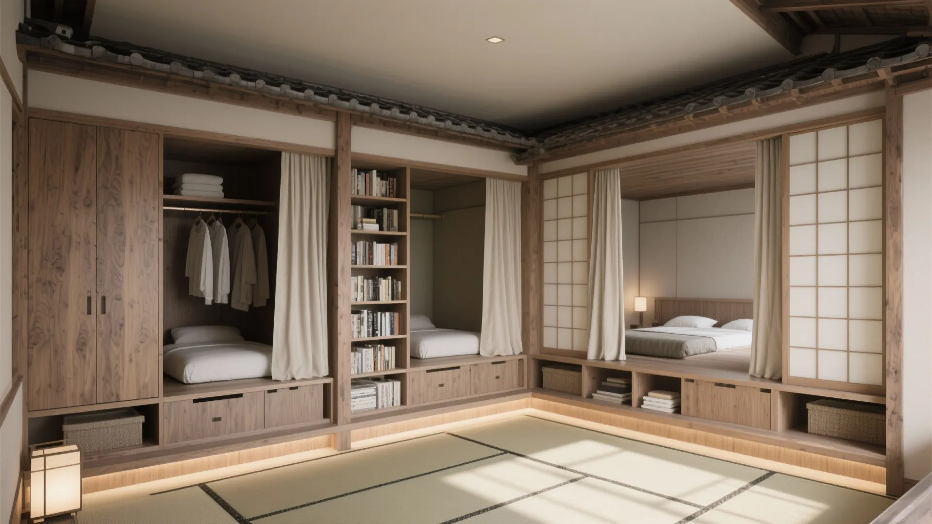 Tips 3: 個室3室は音と温度の“やわらぎゾーン”を挟む（东京 小户型・收纳技巧）