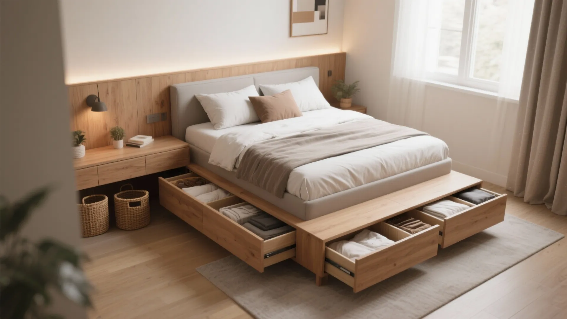 2. Use multifunctional furniture