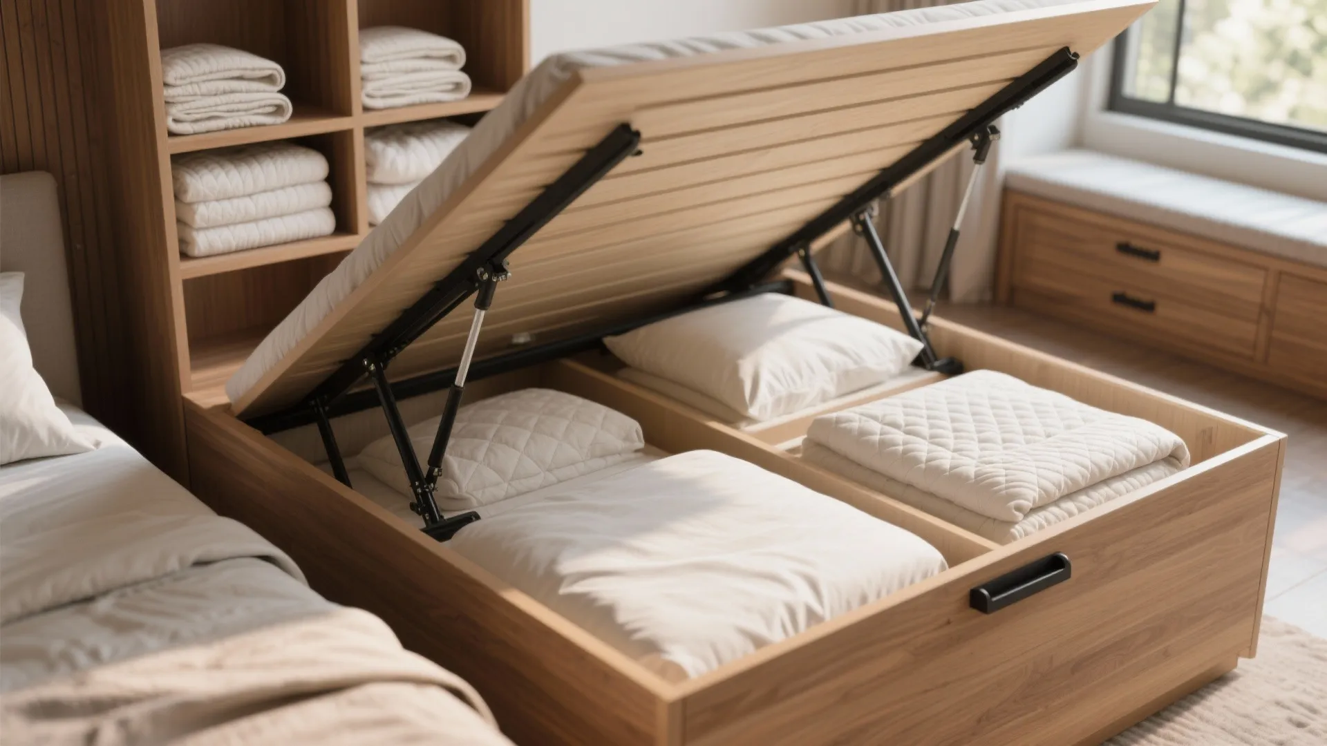 Multifunctional furniture and hidden storage