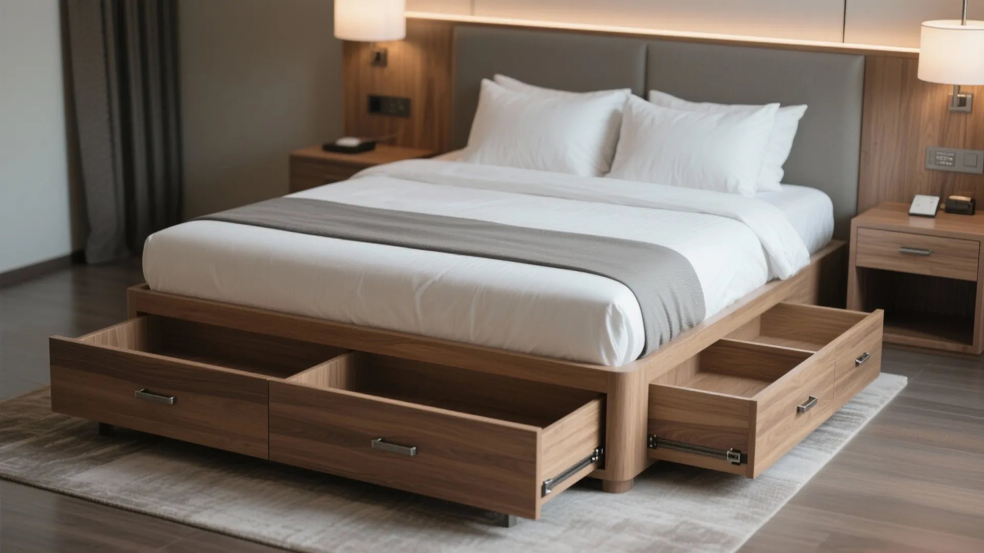Integrated Storage Bed Frames