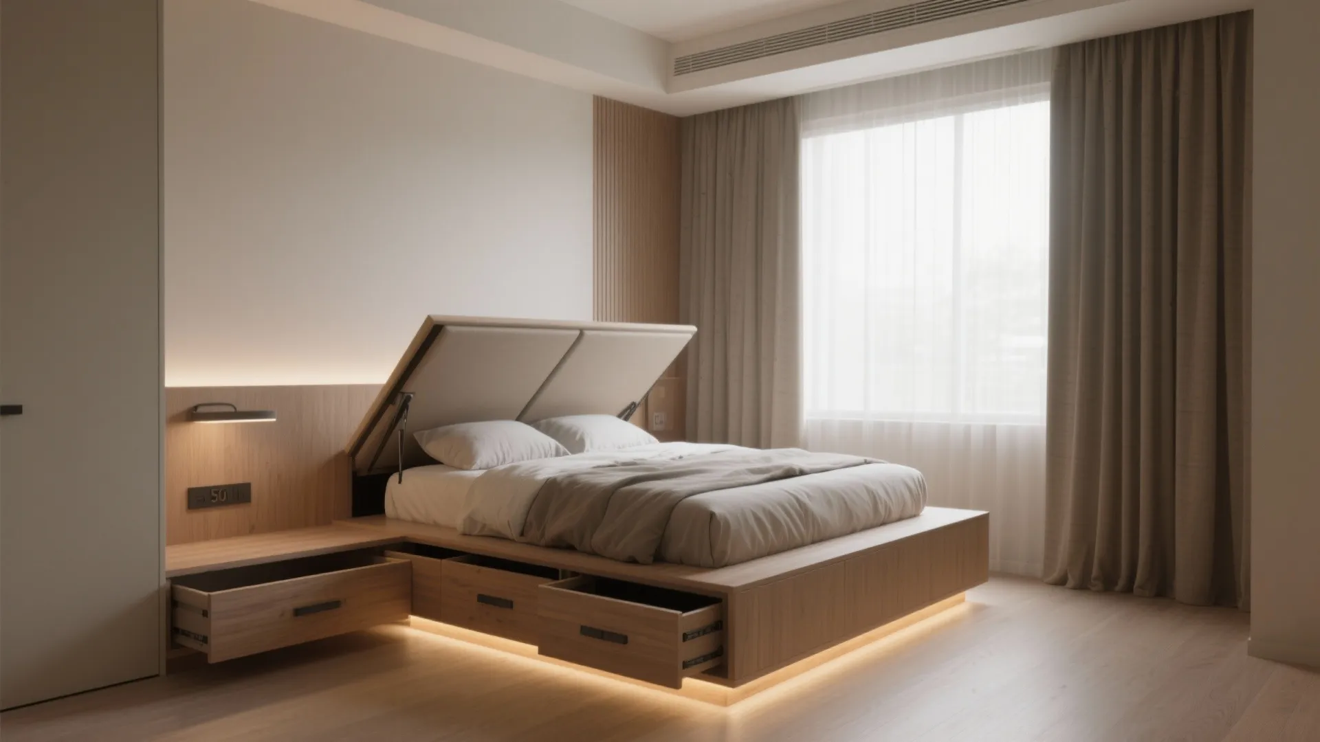 2) Choose a bed with brains