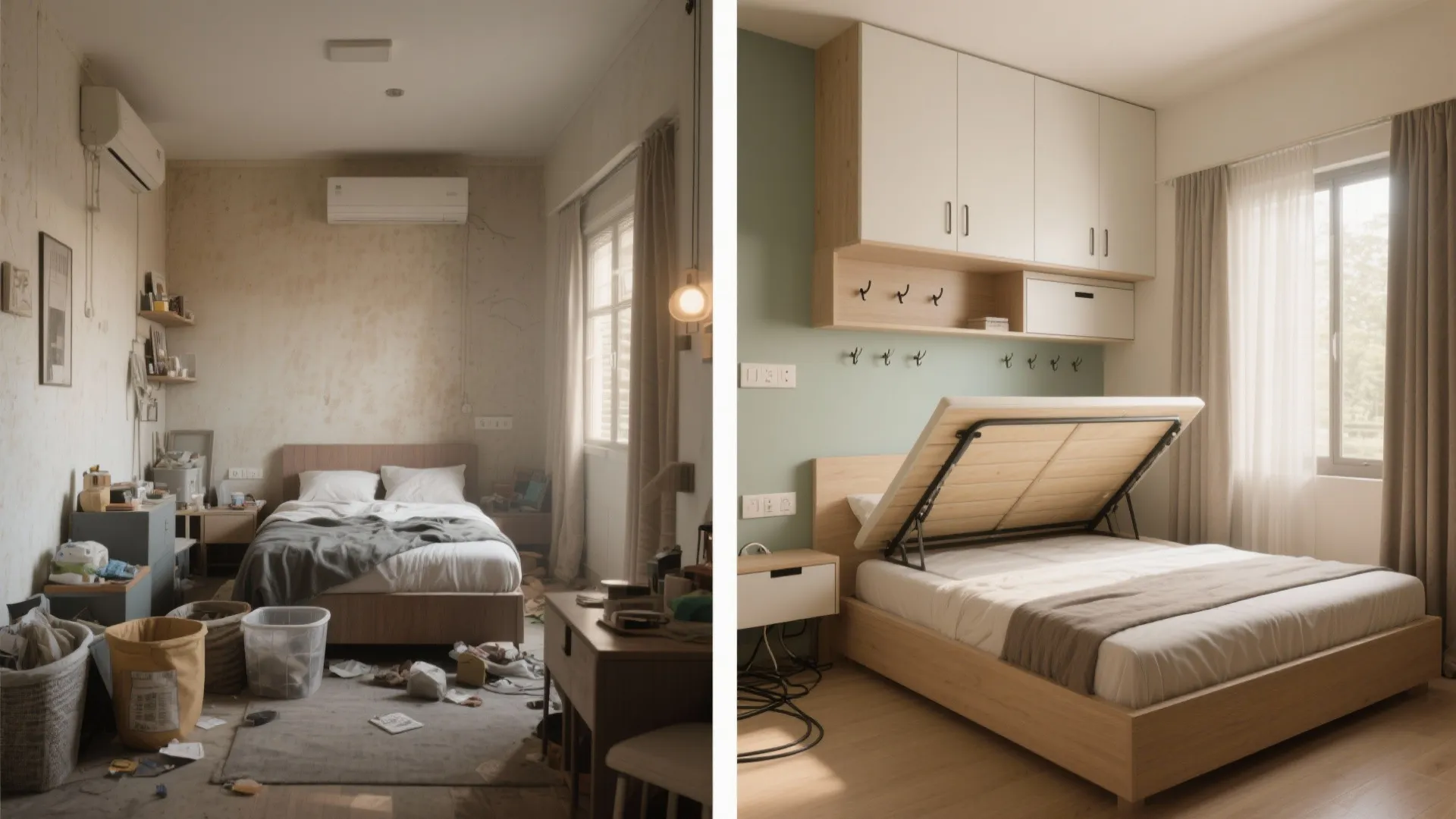 Storage that disappears: beds, bays, and breathability