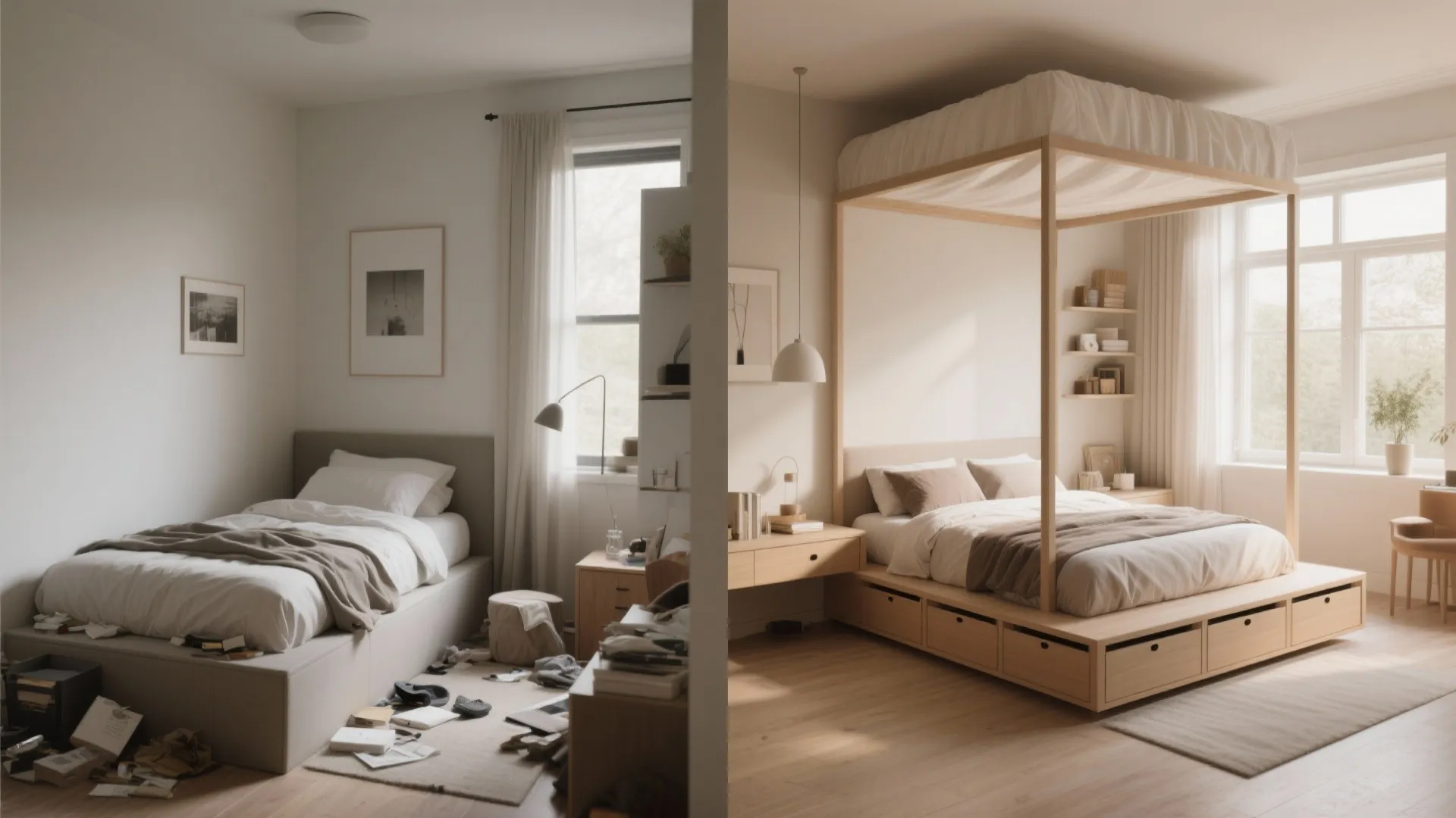 3. Build storage into the canopy base