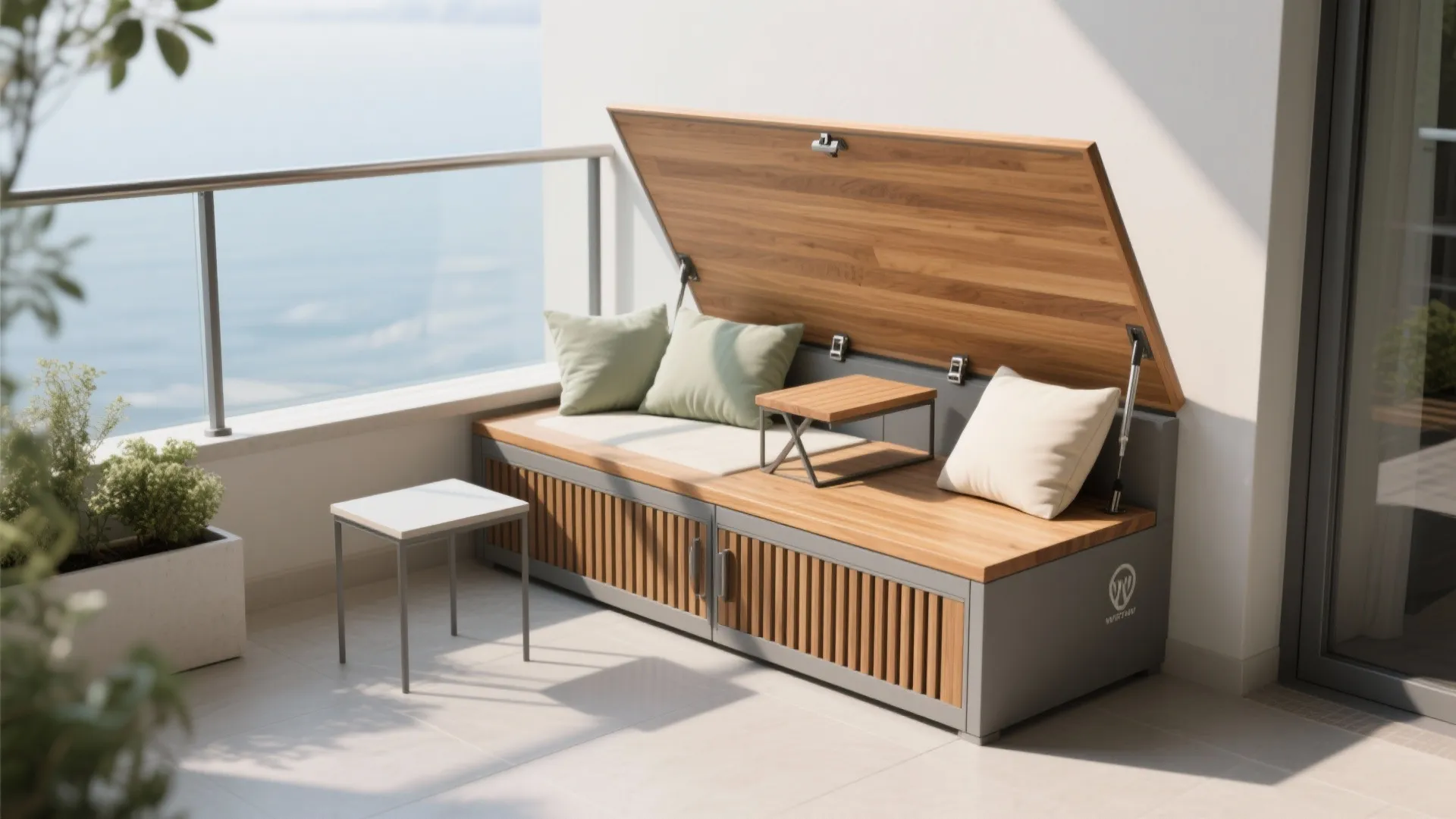 Minimalist storage seating that actually works