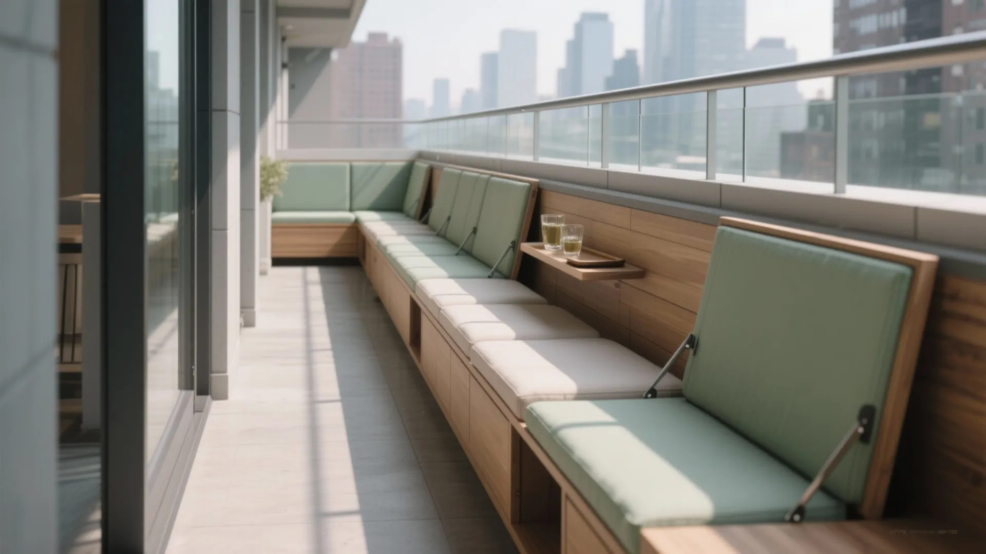 Minimalist storage that doubles as seating