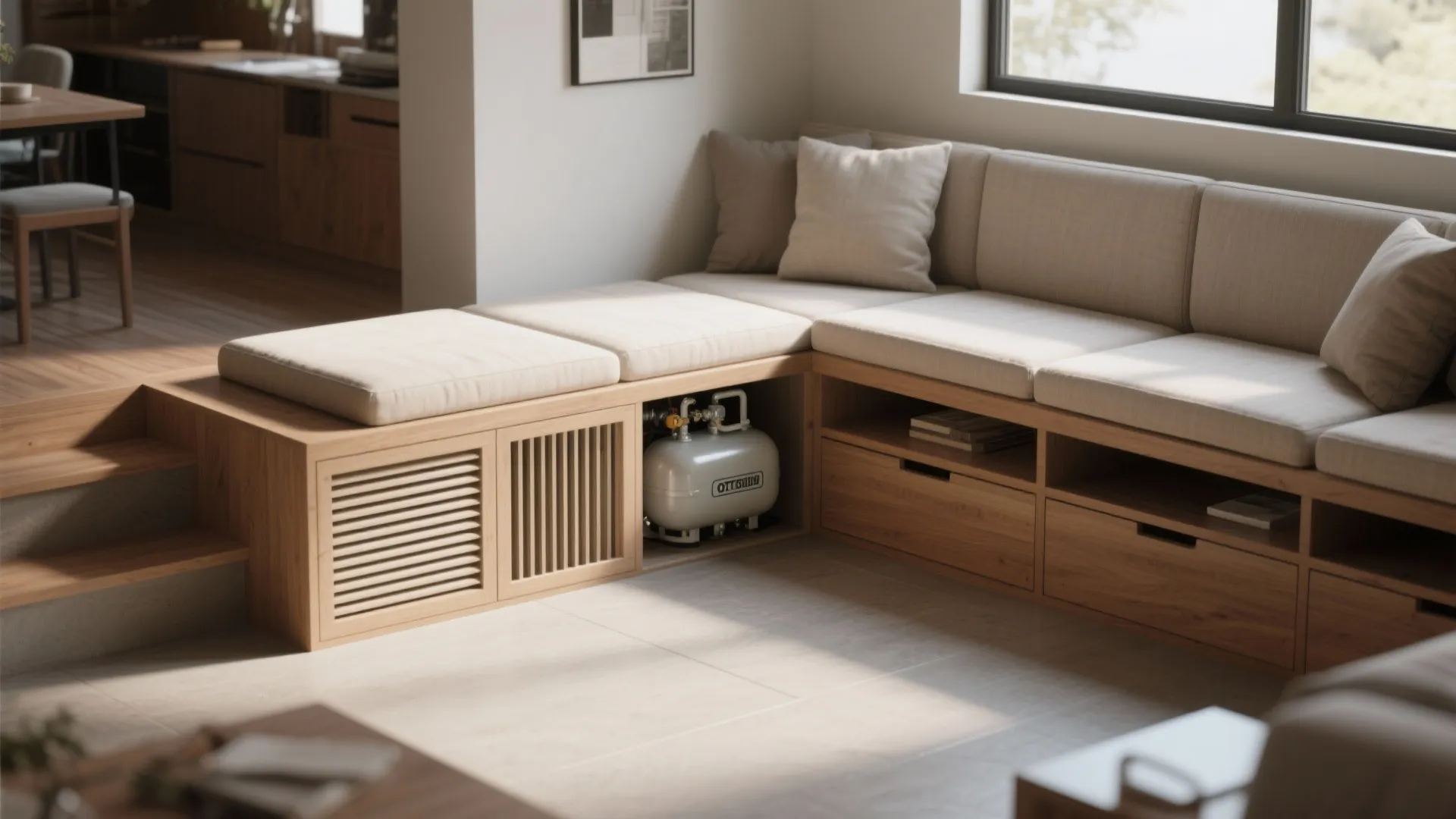 3. Integrate with multi-use furniture