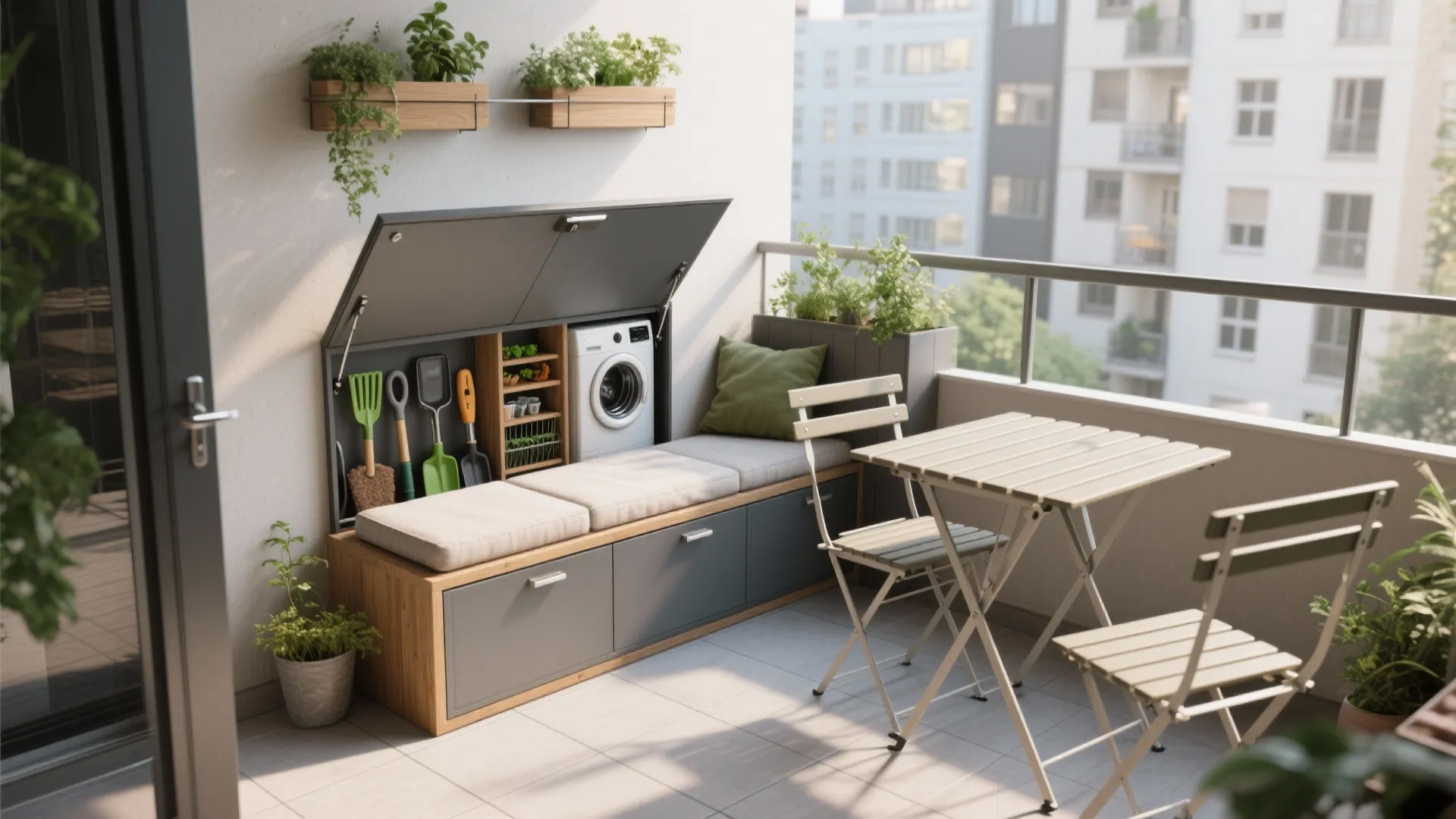 Built-in Seating with Hidden Storage