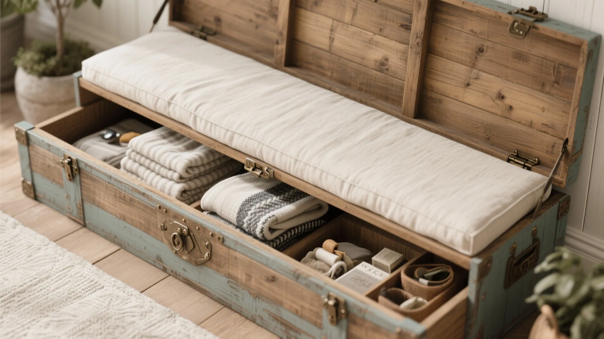 2. Embrace dual-purpose seating