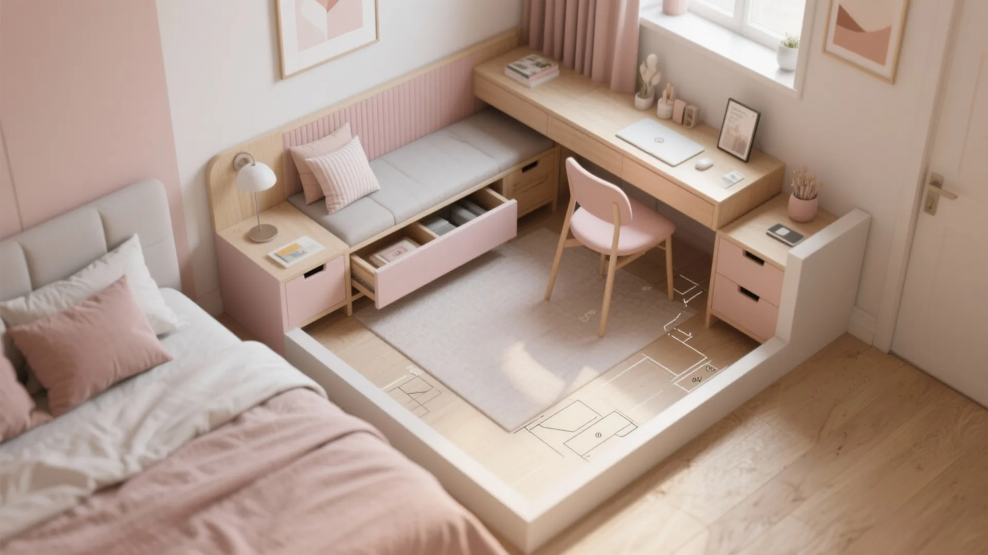 3. Multifunctional furniture with style