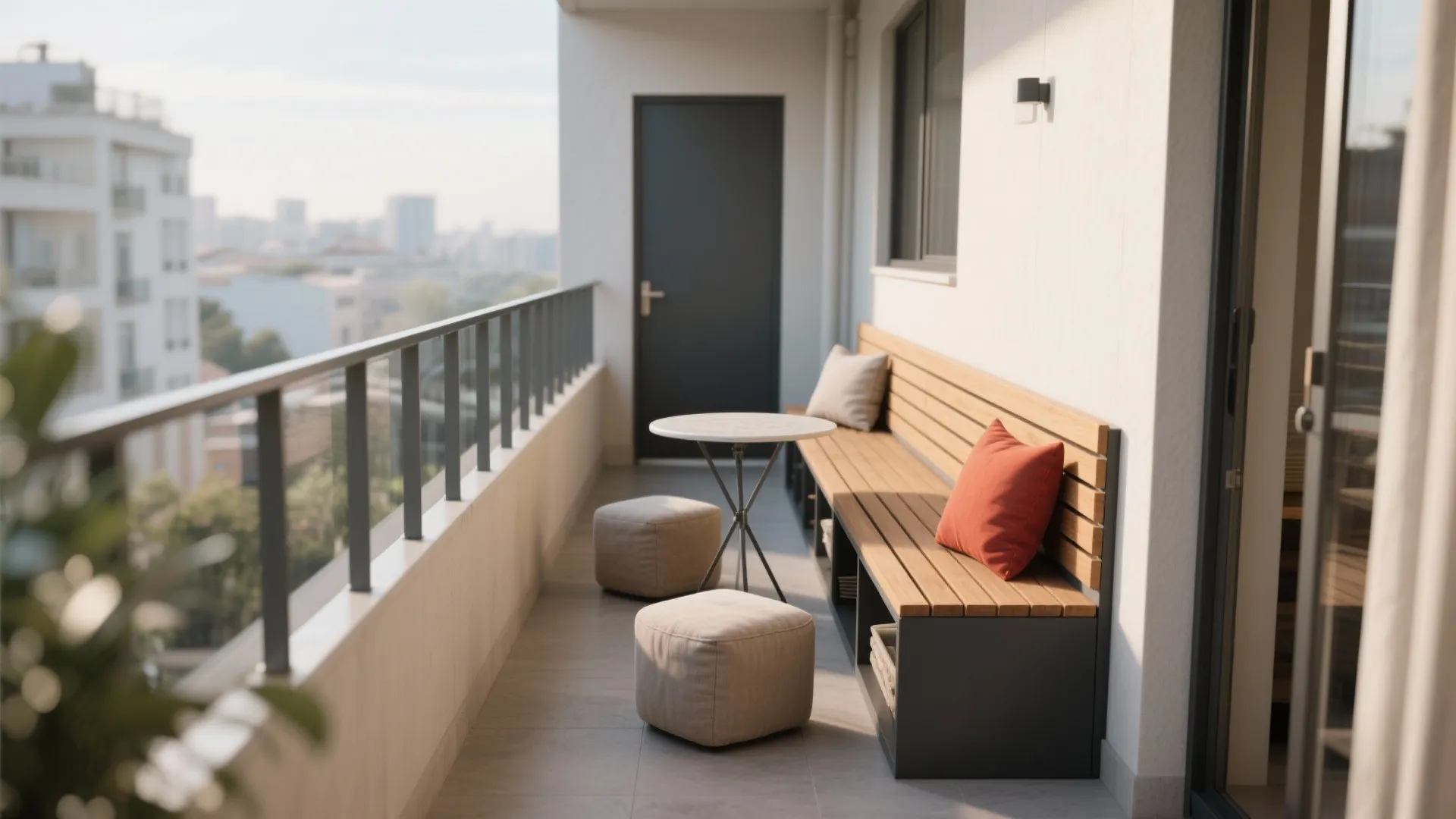 Built-in look, multi-functional seating