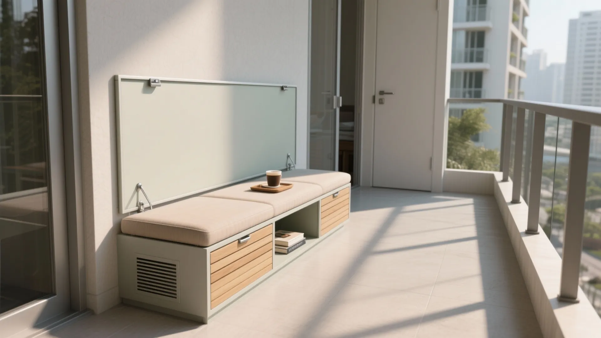 Minimalist Storage Bench That Doubles as Seating