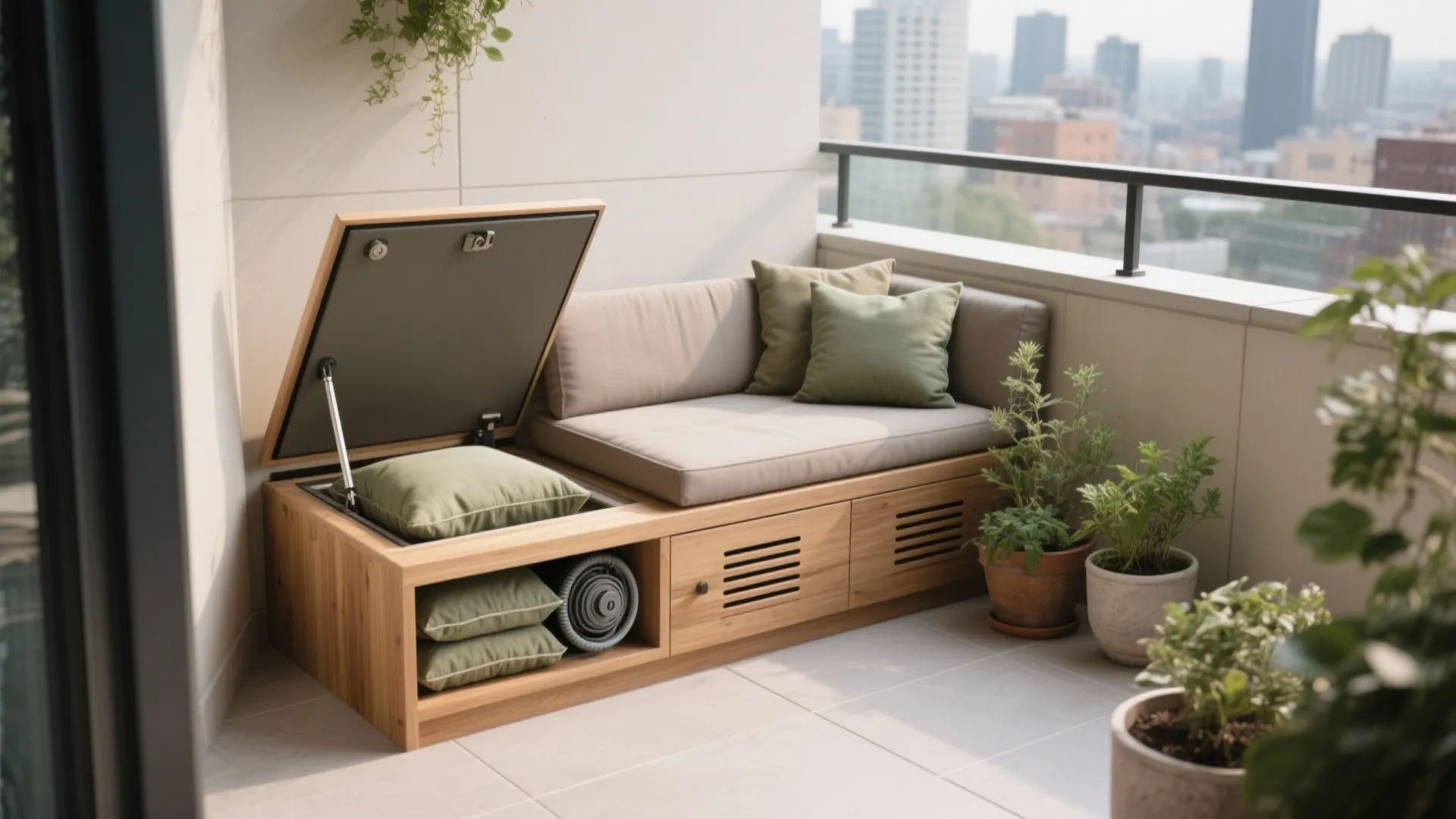 Built-In Seating With Hidden Storage