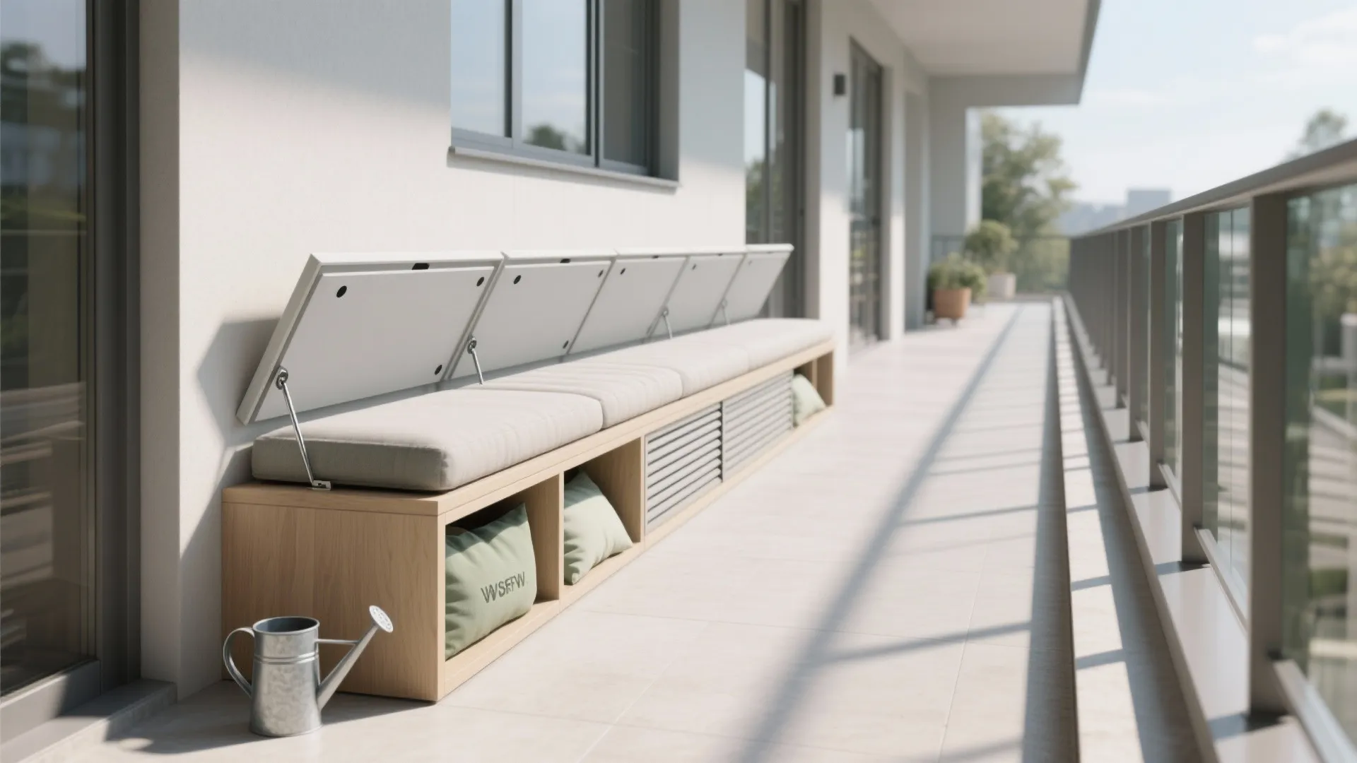 Built-In Look: Benches With Hidden Storage