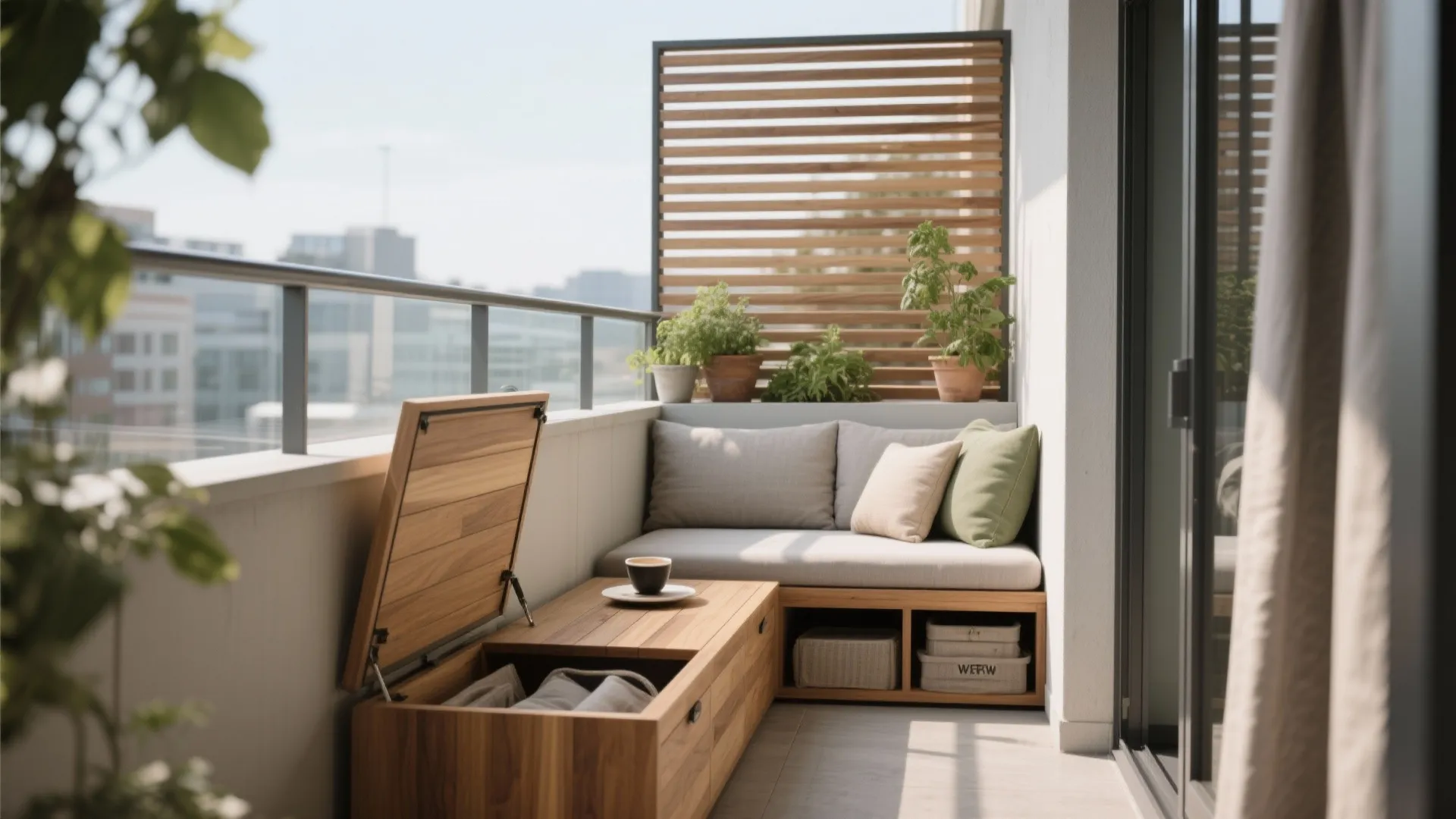 Slim Seating with Hidden Storage