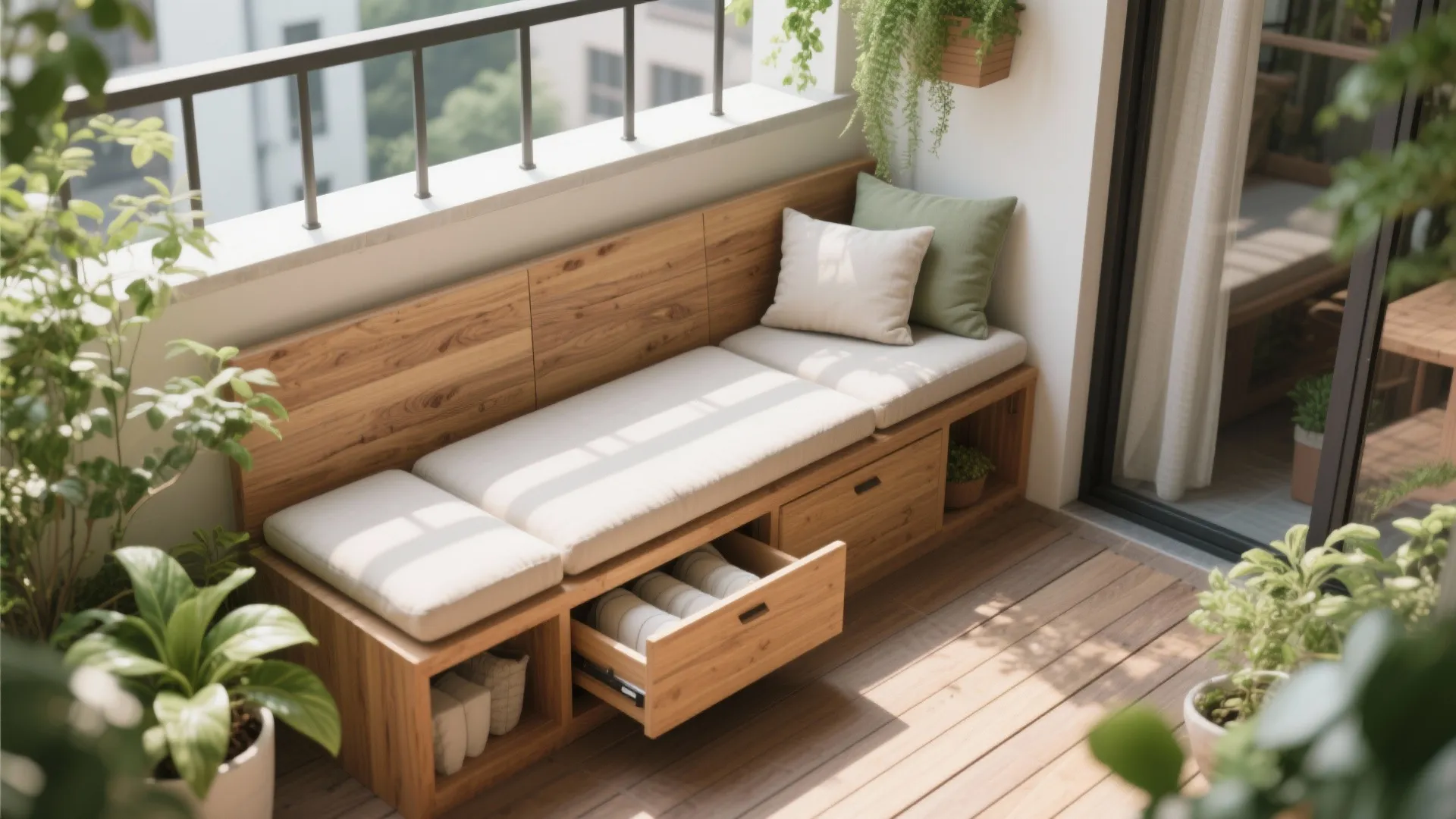Multifunctional Storage Bench