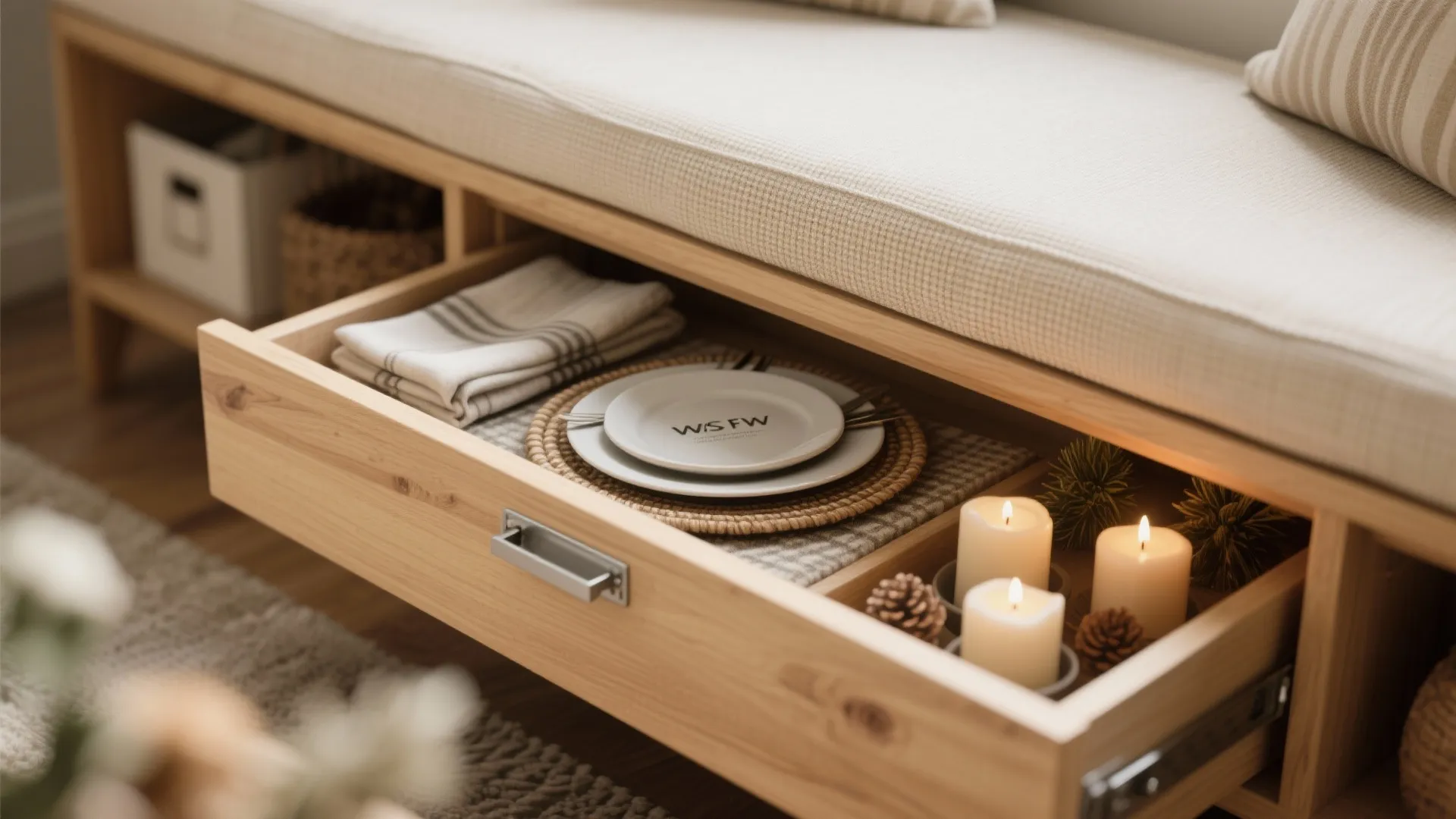 4. Let storage double as seating