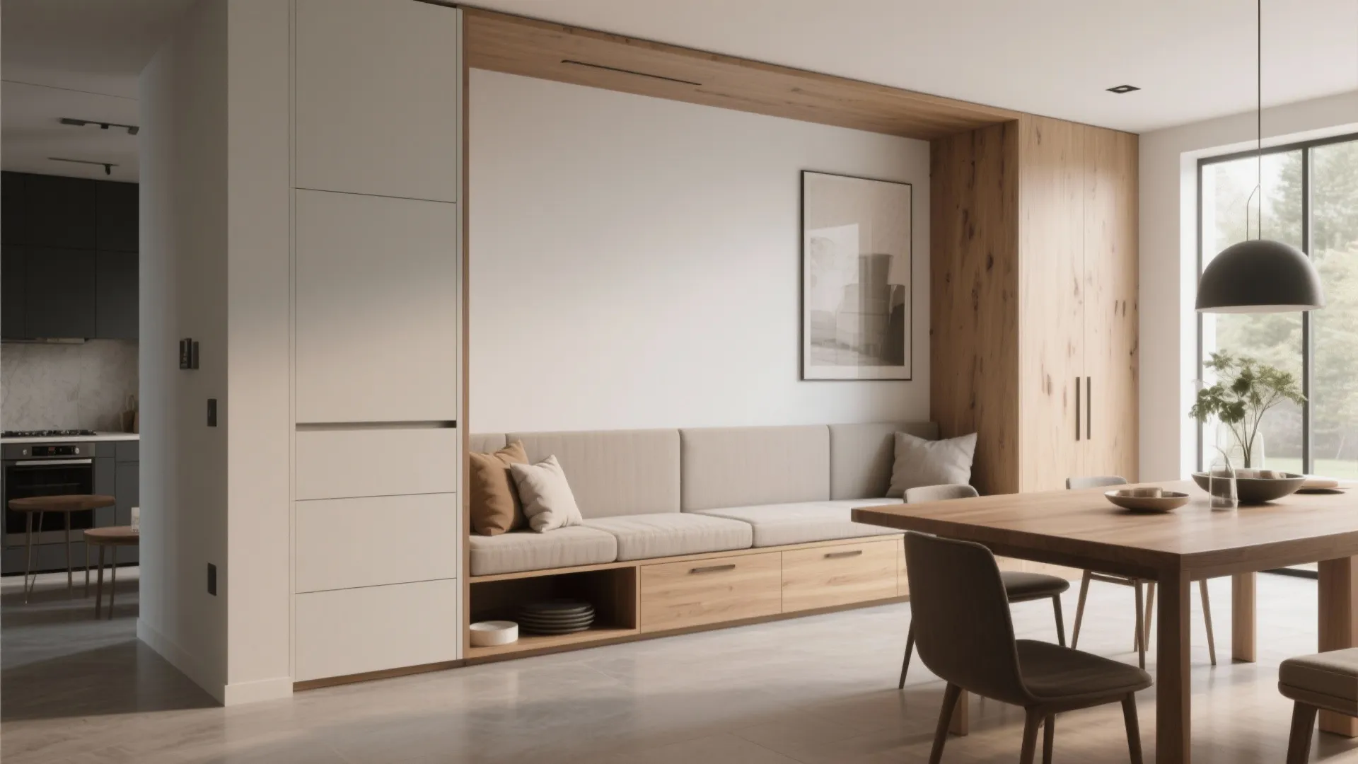 3. Double-Duty Storage Benches