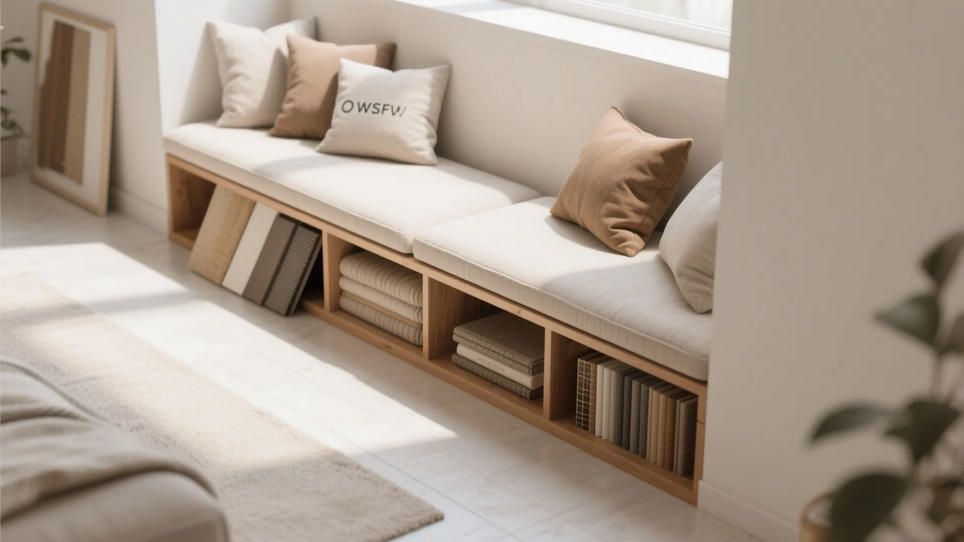 3. Dual-Purpose Storage Benches