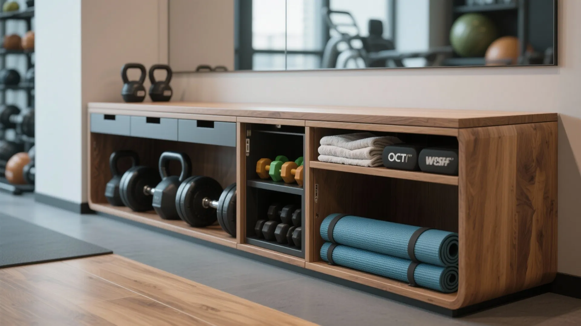 10. Integrated Storage Bench