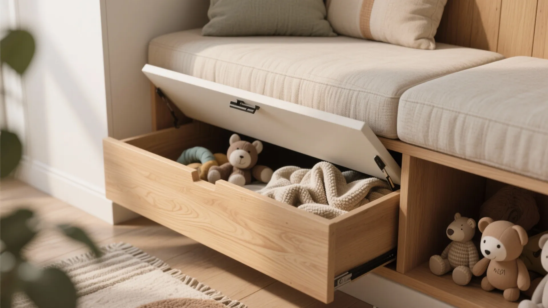2. Built-in Storage Bench