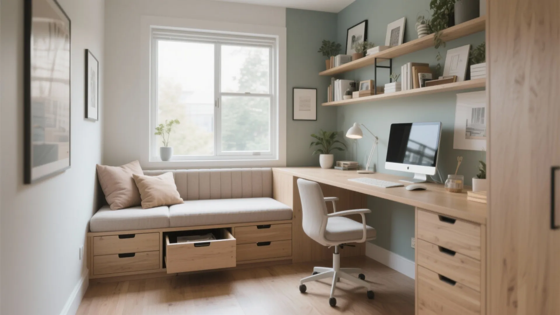 5. Built-In Storage Benches