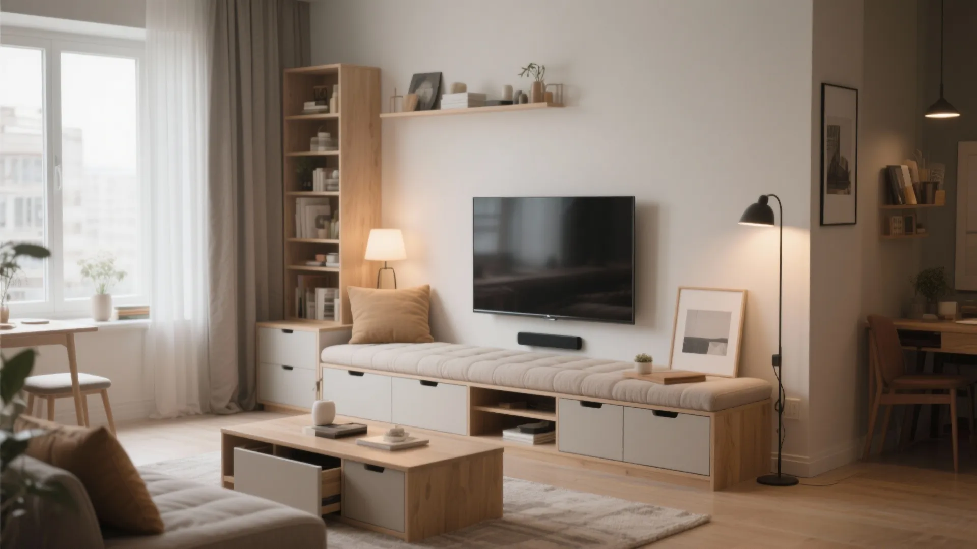 9. Multipurpose Storage Bench