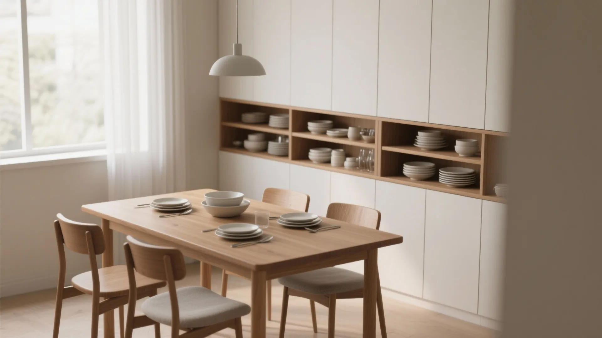 9. Built-in Storage Buffet