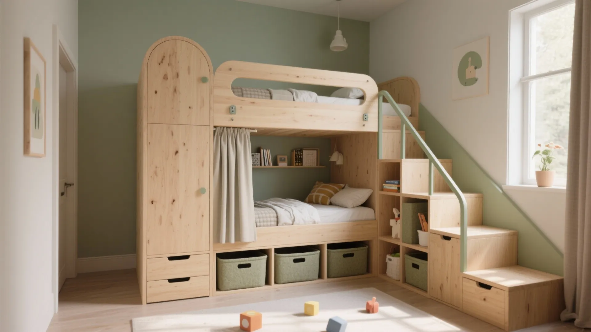 Storage-Forward Bunk Beds (with Safety in Mind)