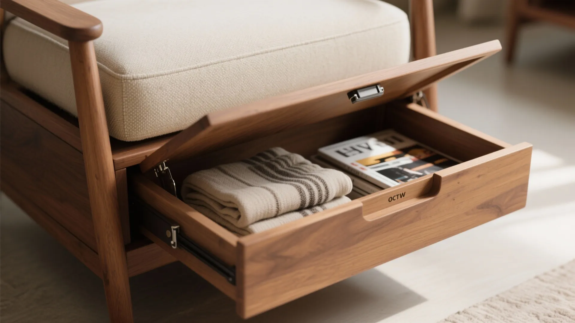 Multi-functional chairs with storage