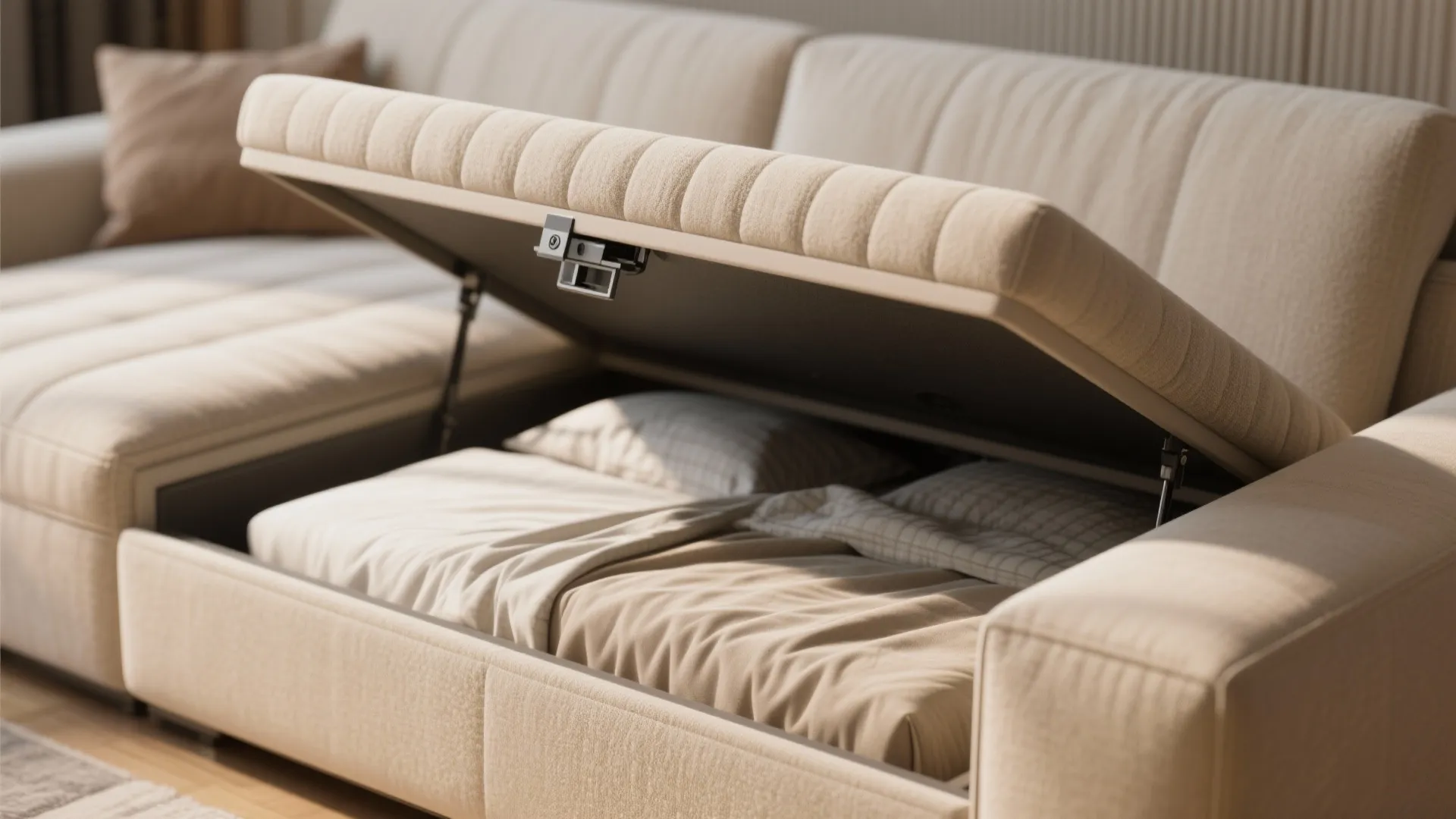 3. Convertible Storage Sectional