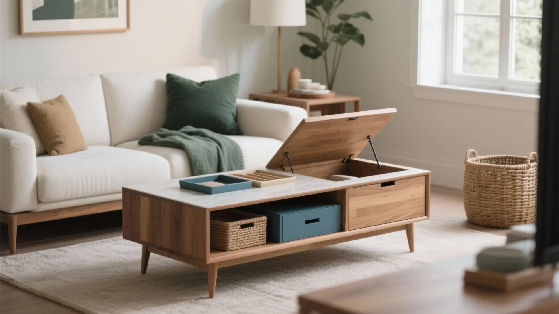 Storage Coffee Table DIY: Make the Most of Your Living Room: Fast-Track Guide to Crafting a Storage Coffee Table in 1 Hour