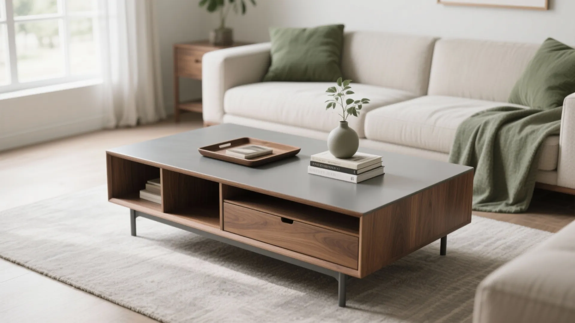 DIY Coffee Table with Storage: Stylish, Smart, and Space-Saving: 1 Minute to Clutter-Free Living—Create Your Dream Coffee Table Fast
