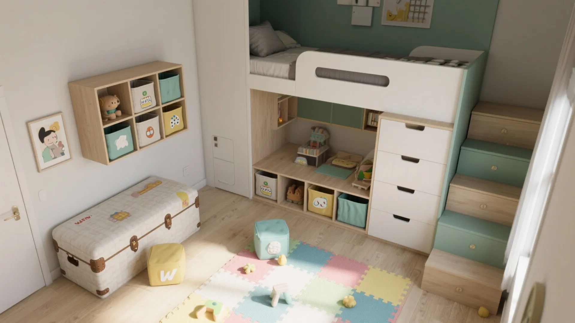 3. Functional play + storage combos