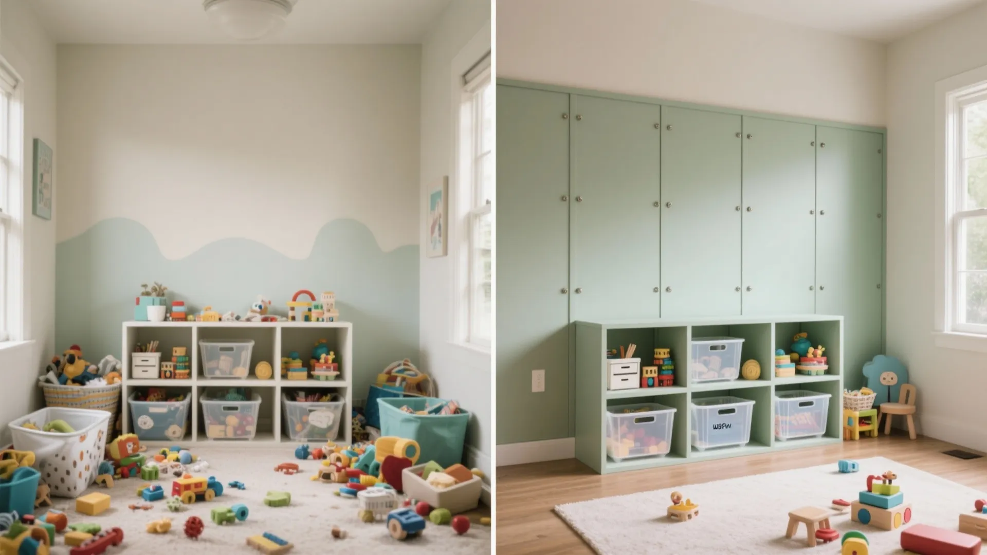 Vertical Storage + Toy Rotation That Tames Chaos