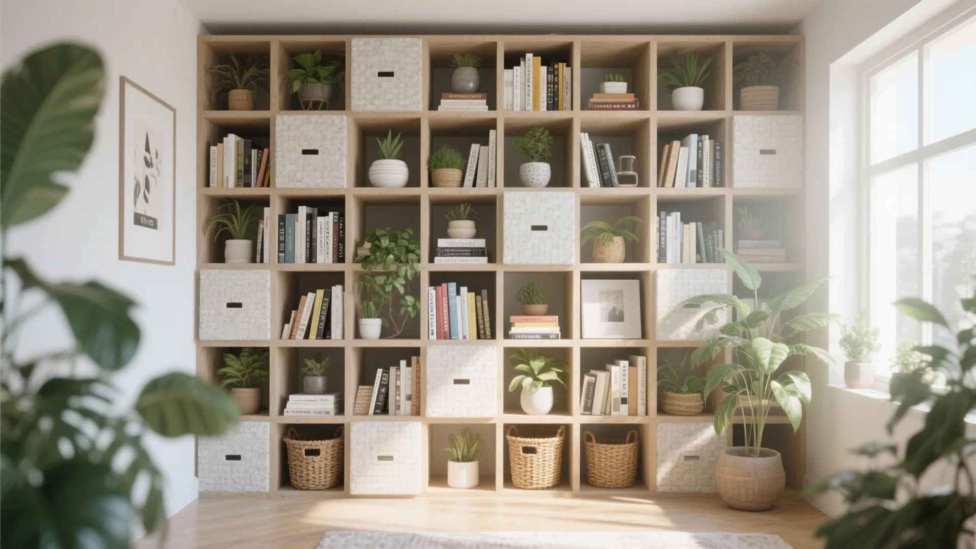 Tip 9: Storage Cubes Wall