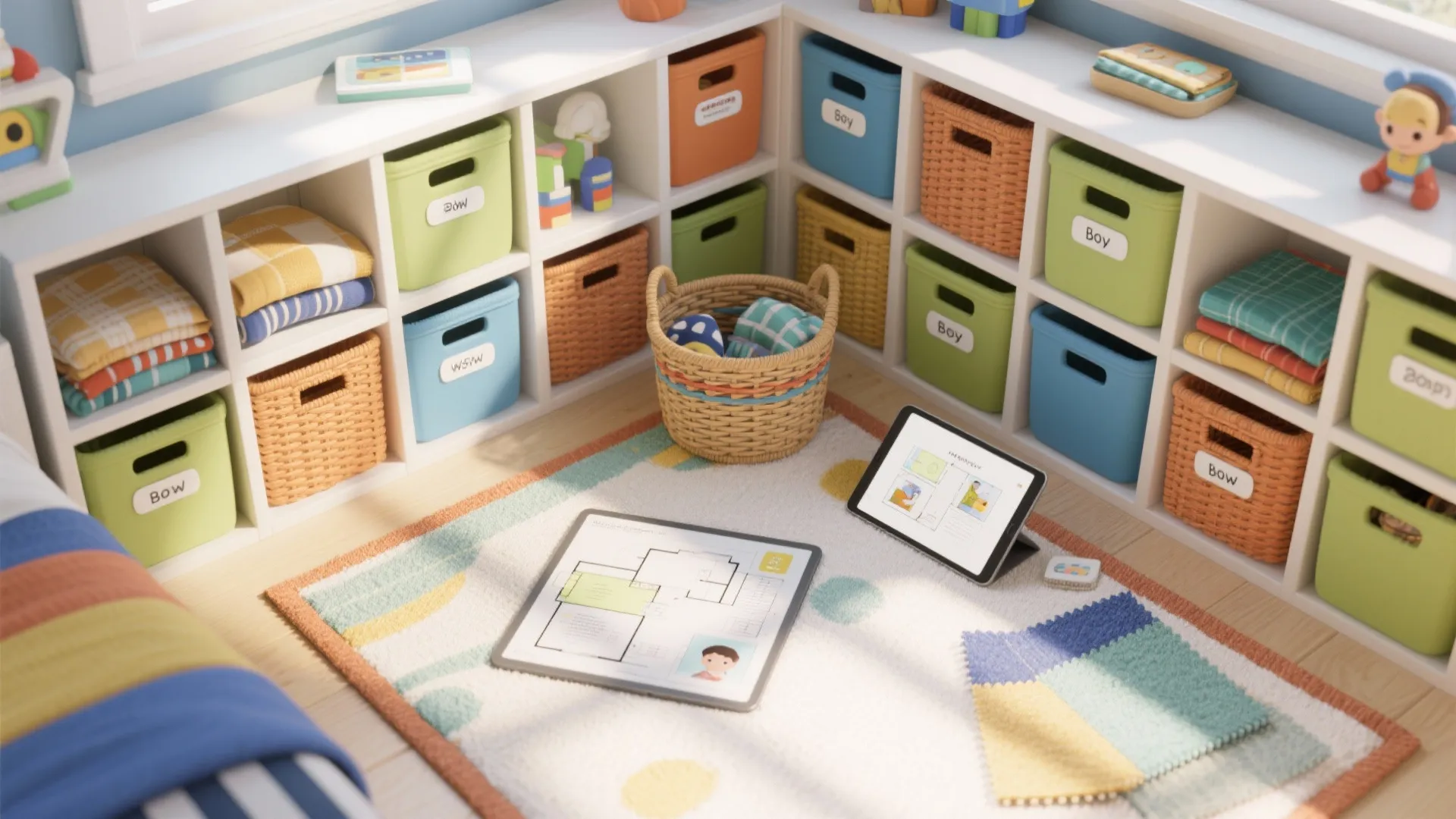 3. Make storage the decor