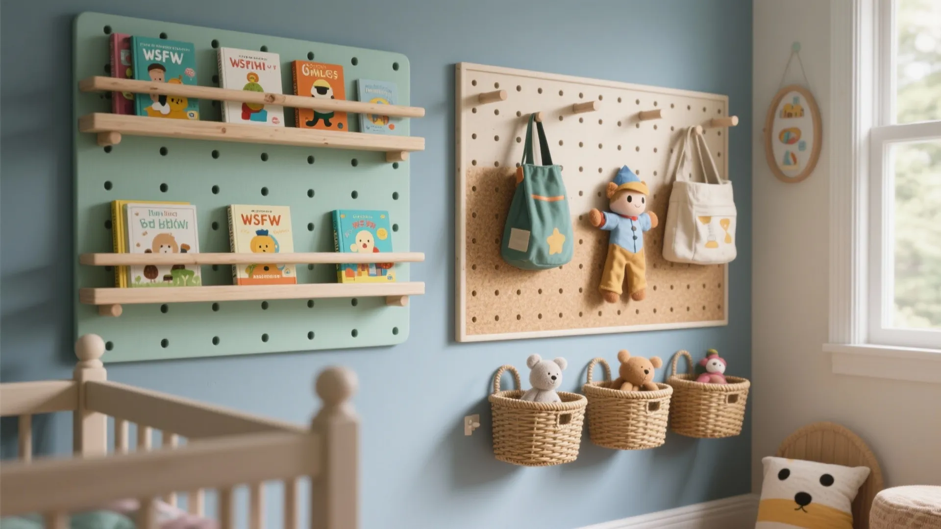 3) Beautiful Storage-as-Decor: Ledges, Rails, and Pegboards