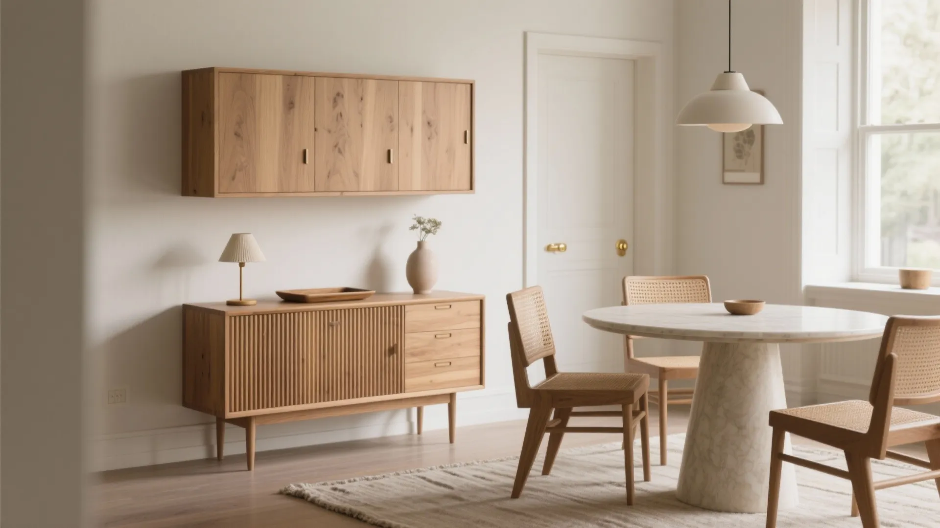 Minimalist Dining Storage That Doubles as Decor