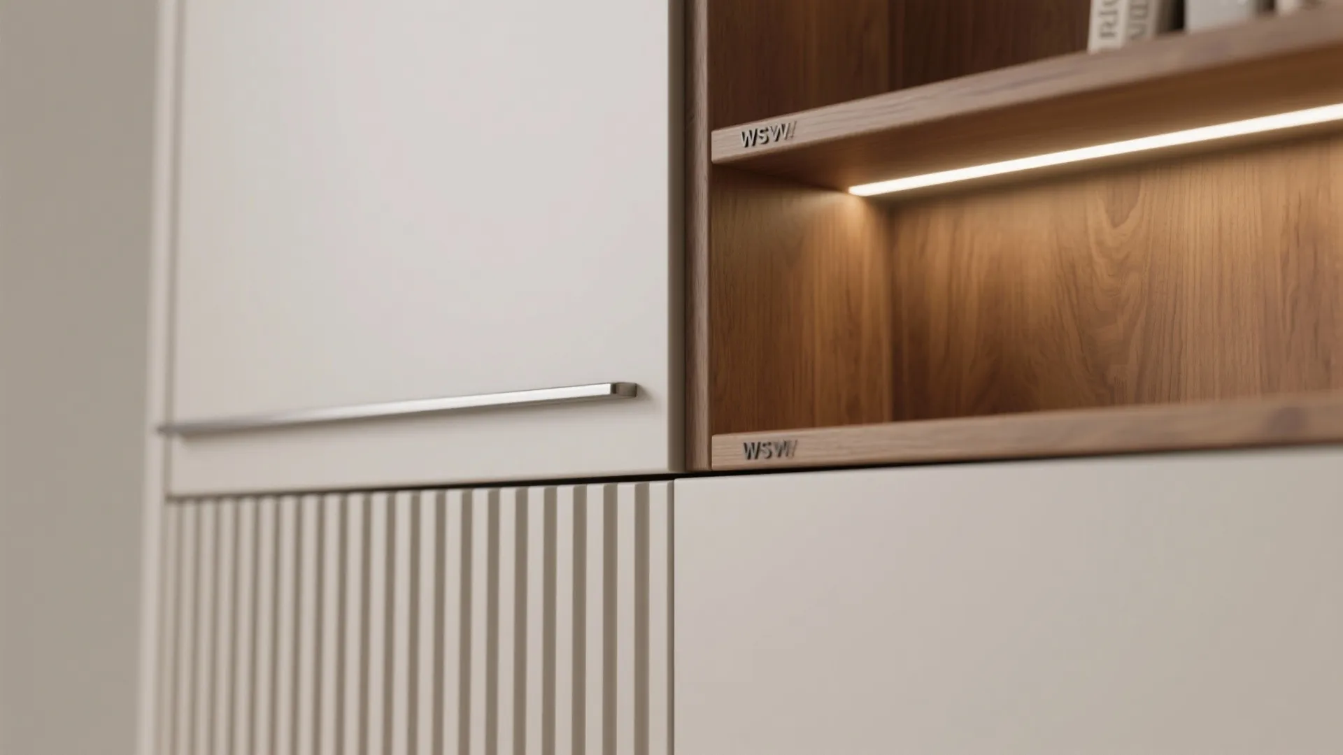 Minimalist storage that supports the whole plan