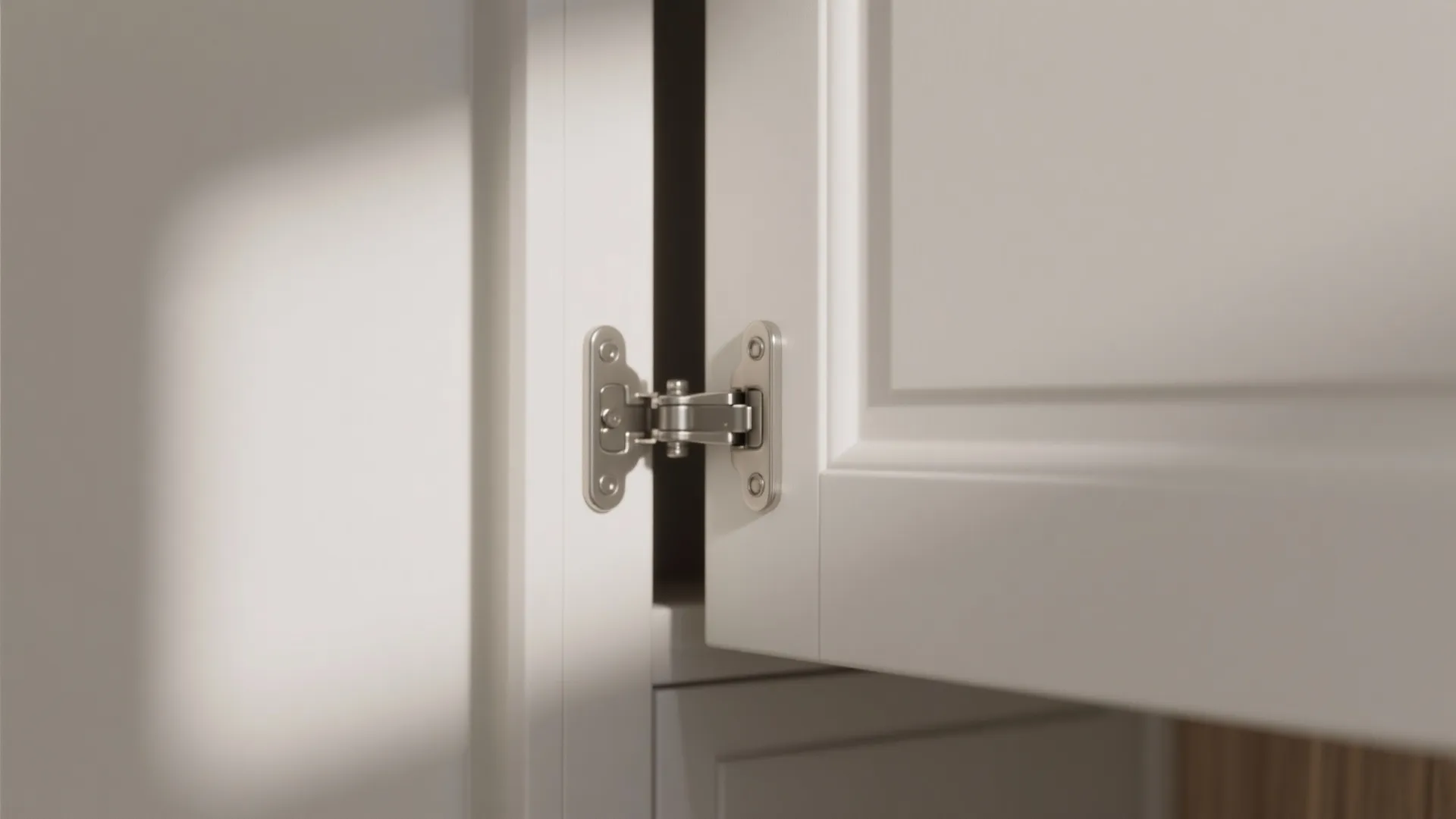 Minimalist hallway storage that blends in