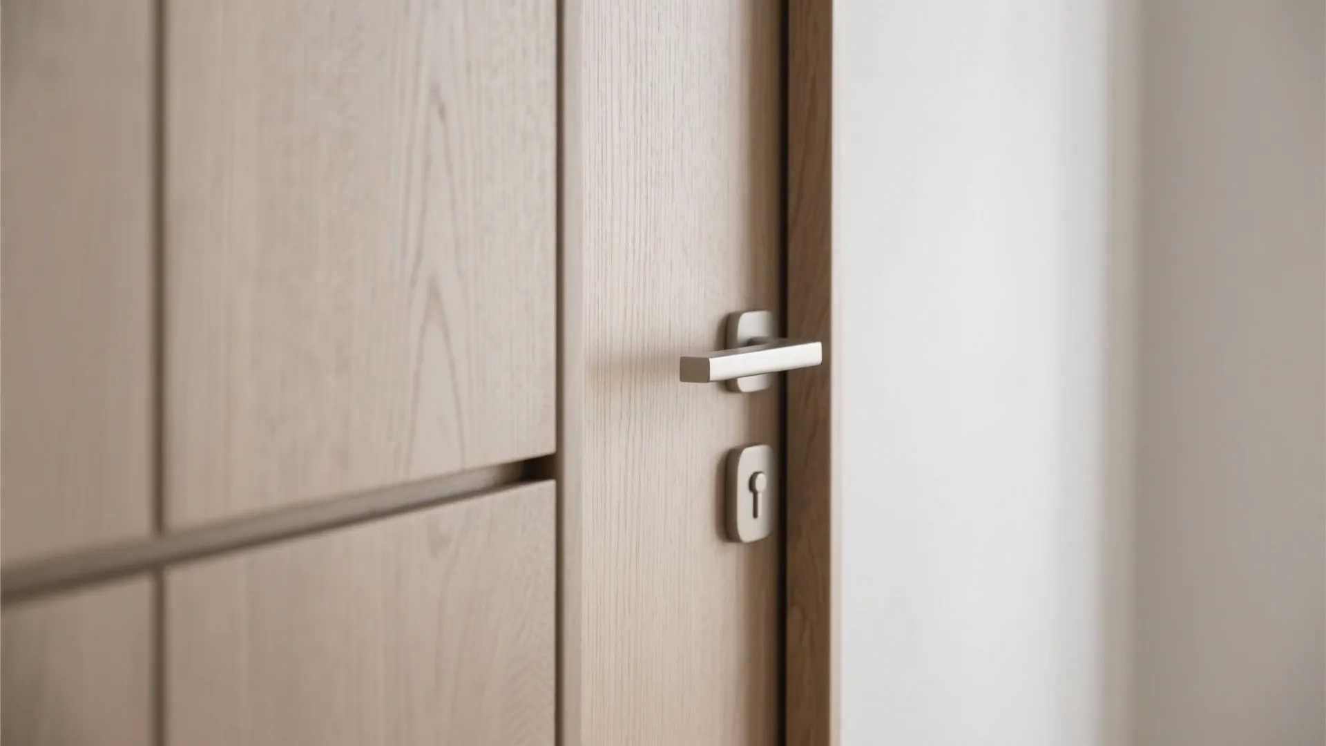 Minimalist storage wall that doubles as decor