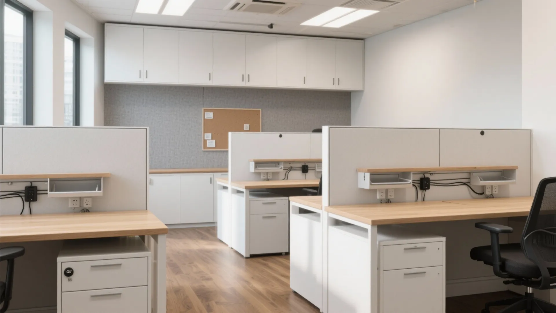 Half-height storage partitions