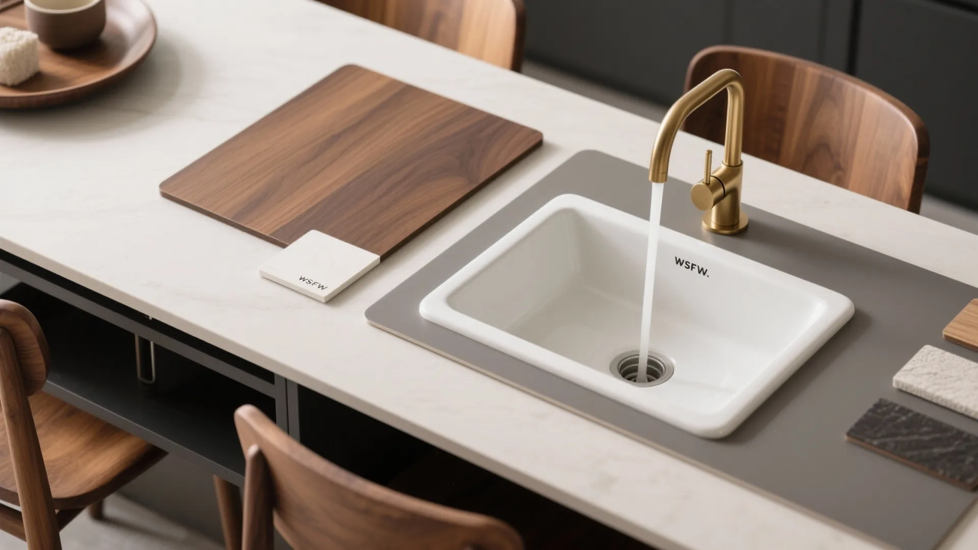 Hidden Storage and Easy-Clean Finishes